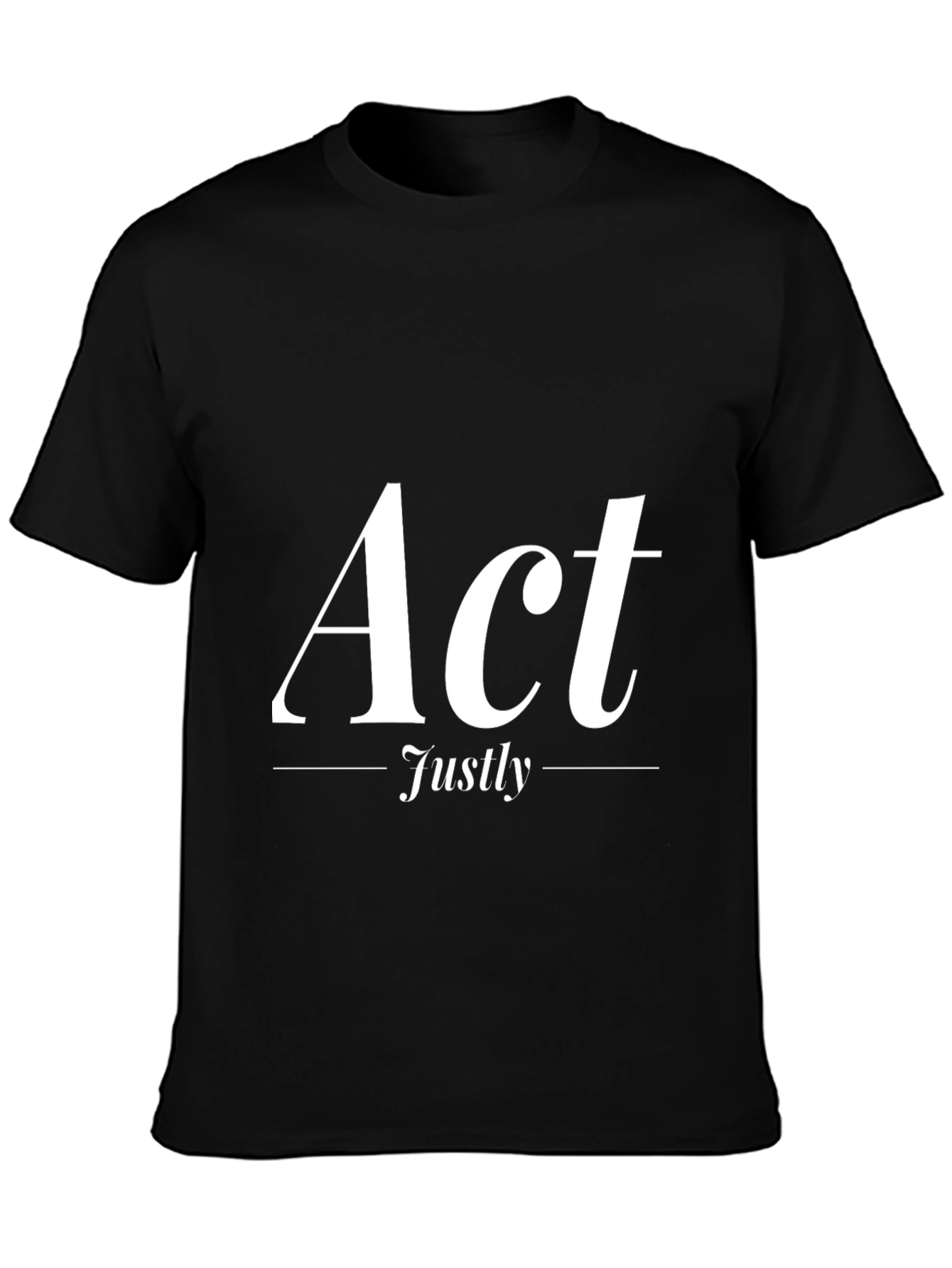 Act Justly Graphic Tee - Stylish & Meaningful