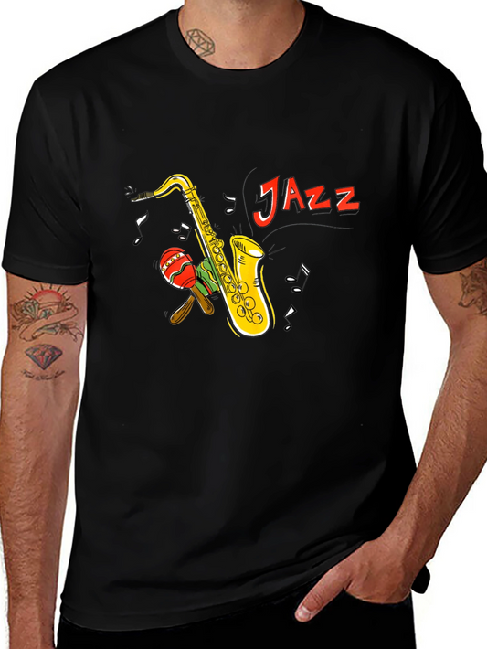 Jazz Saxophone Graphic T-Shirt