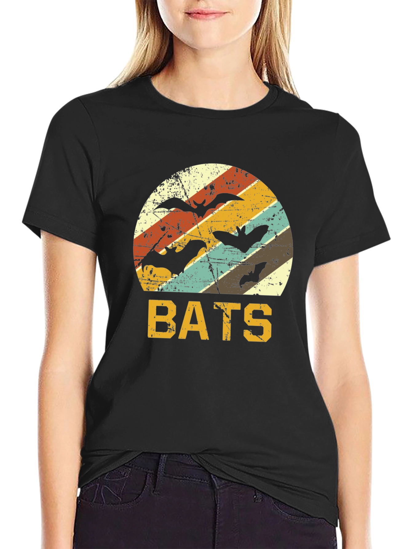 Retro Bats T-Shirt | Halloween Apparel