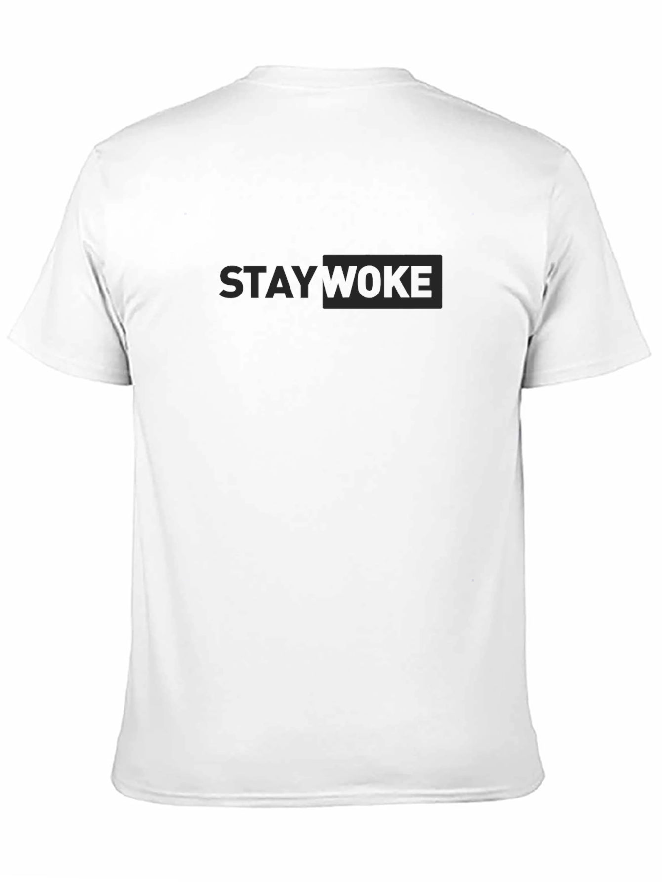Stay Woke Black Graphic Tee