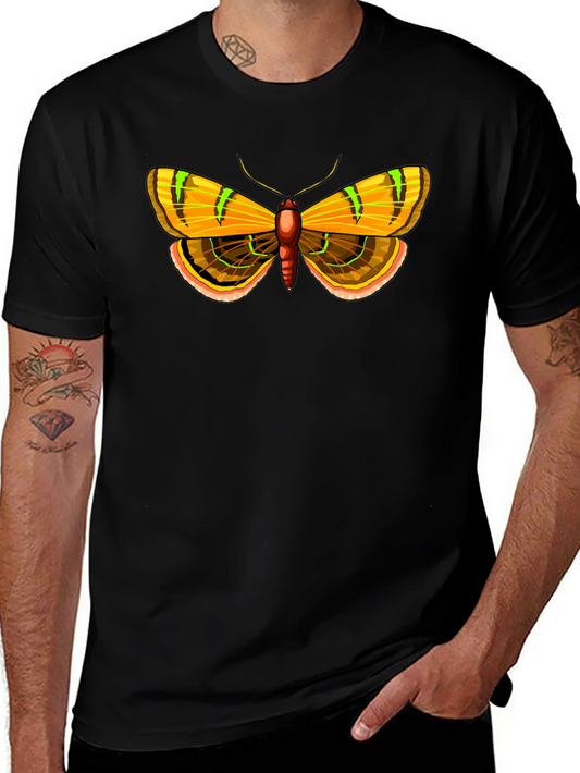 Moth Graphic Tee - Unique Insect Design T-Shirt