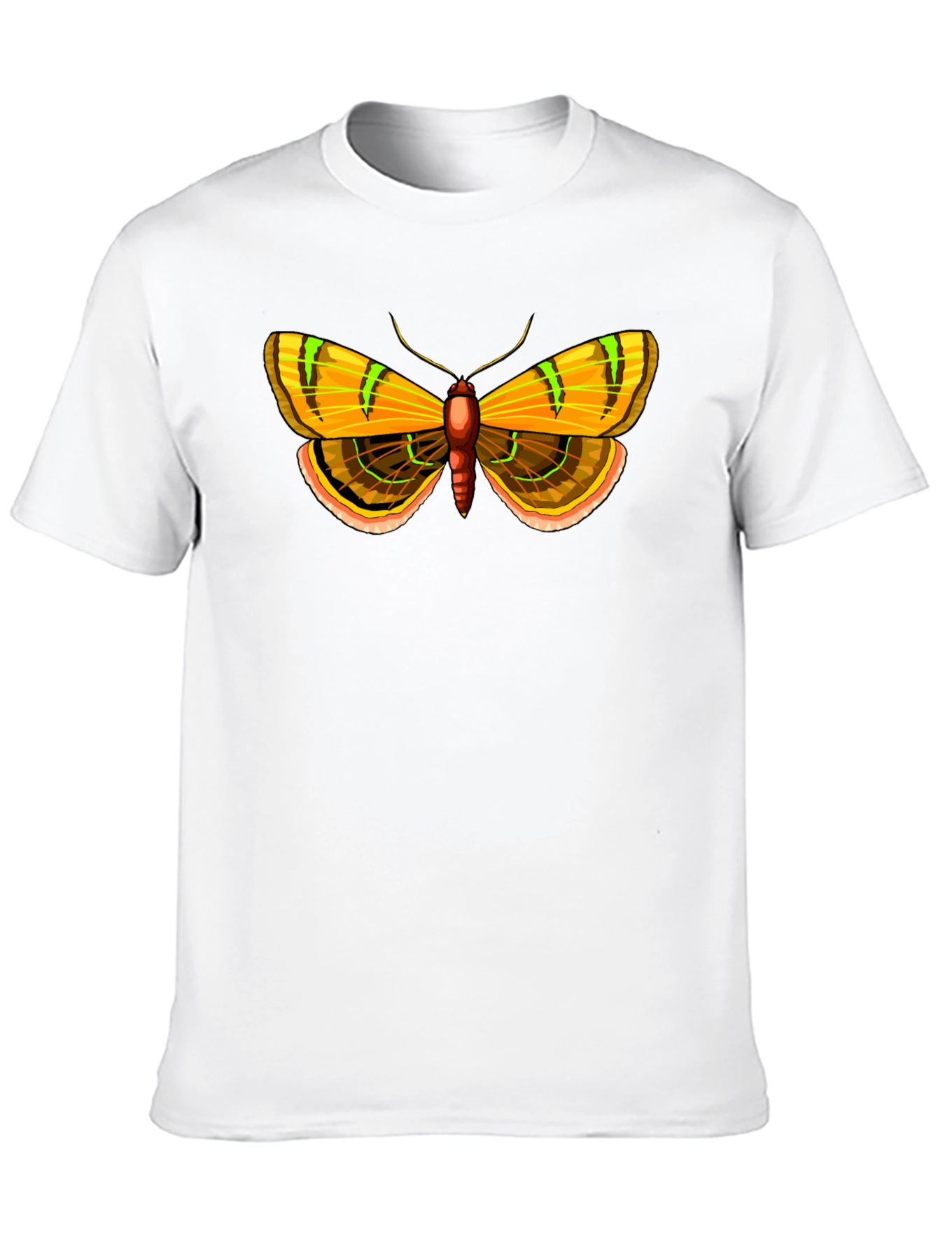 Moth Graphic Tee - Unique Insect Design T-Shirt