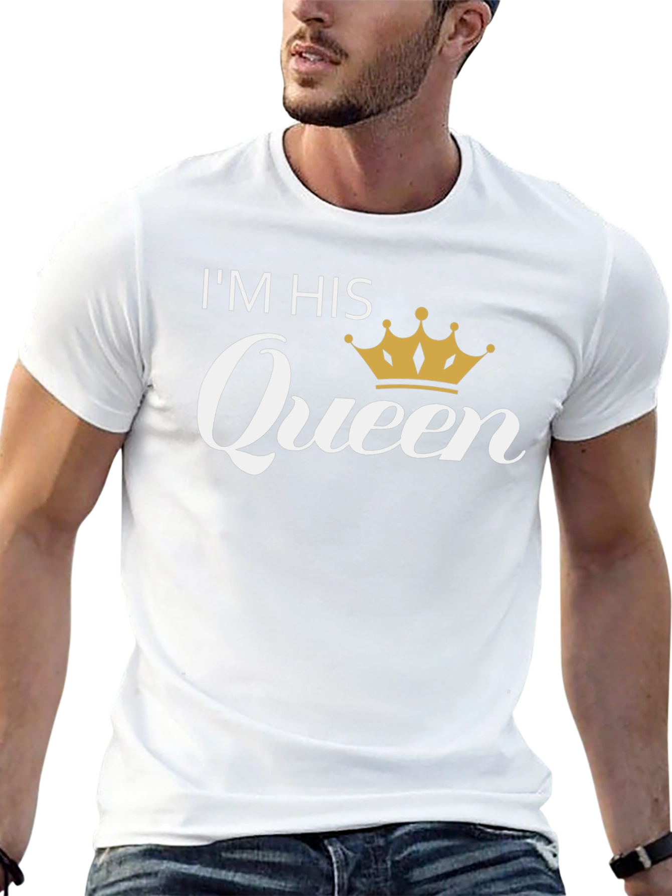 Im His Queen Black T-Shirt
