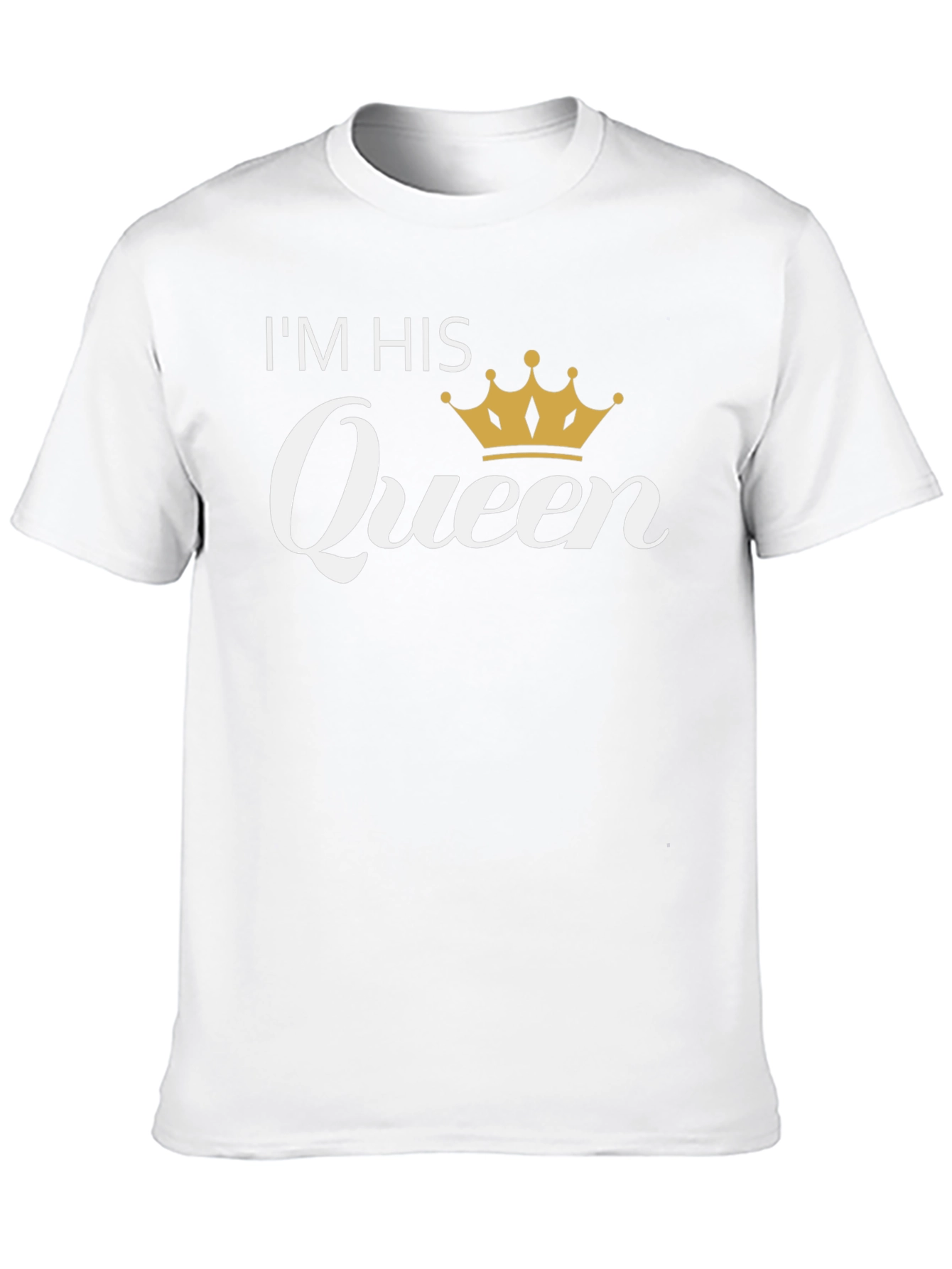 Im His Queen Black T-Shirt