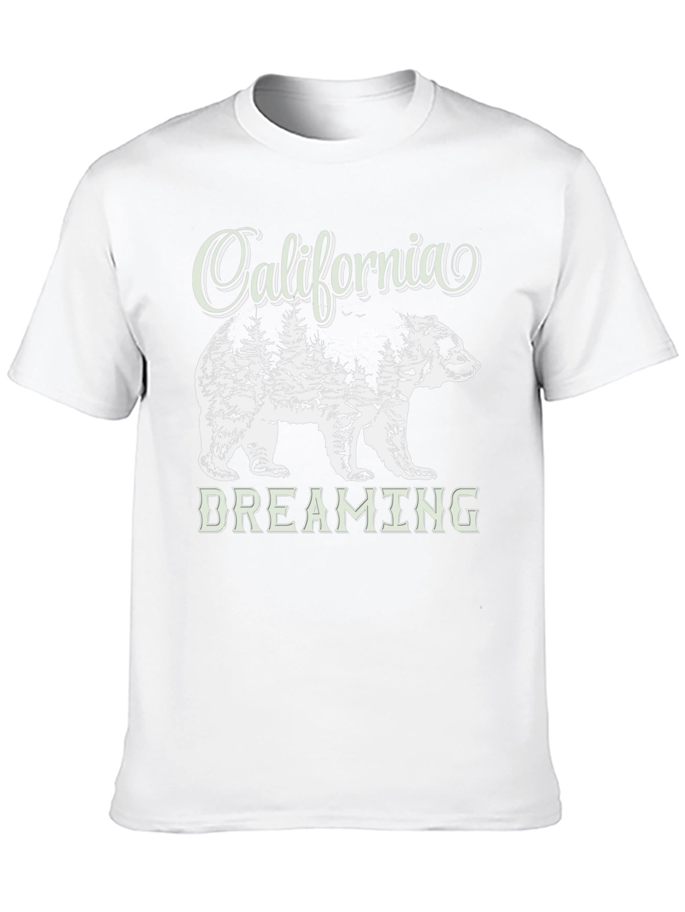 California Dreaming Bear Graphic T-Shirt
