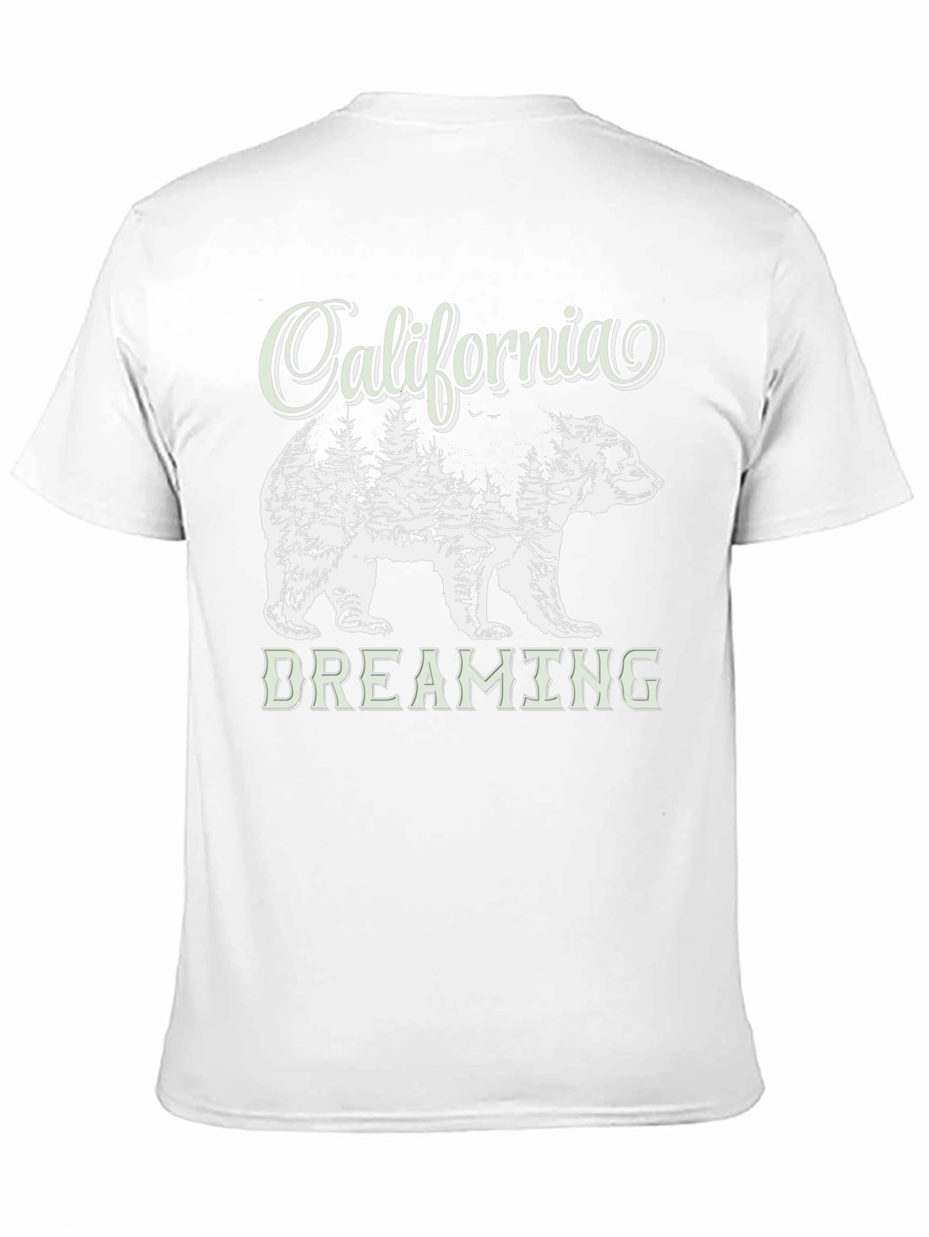 California Dreaming Bear Graphic T-Shirt