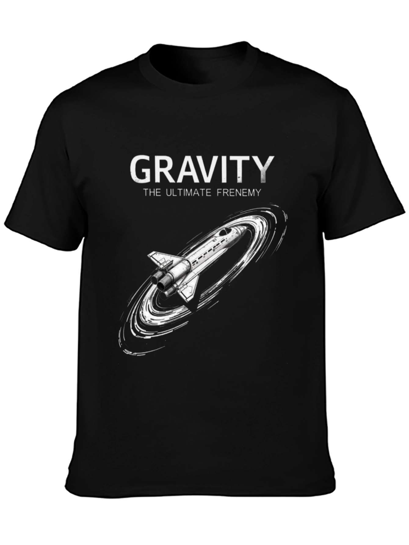 Gravity The Ultimate Frenemy Space Shuttle T-Shirt