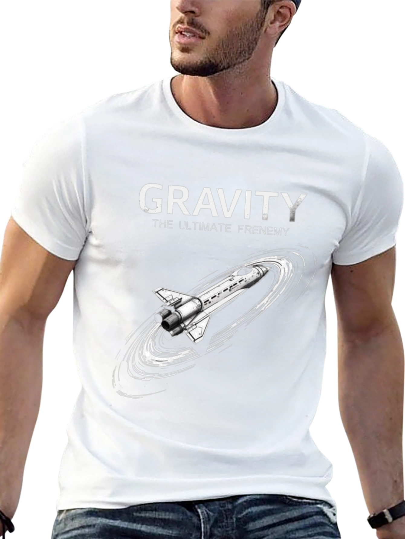 Gravity The Ultimate Frenemy Space Shuttle T-Shirt