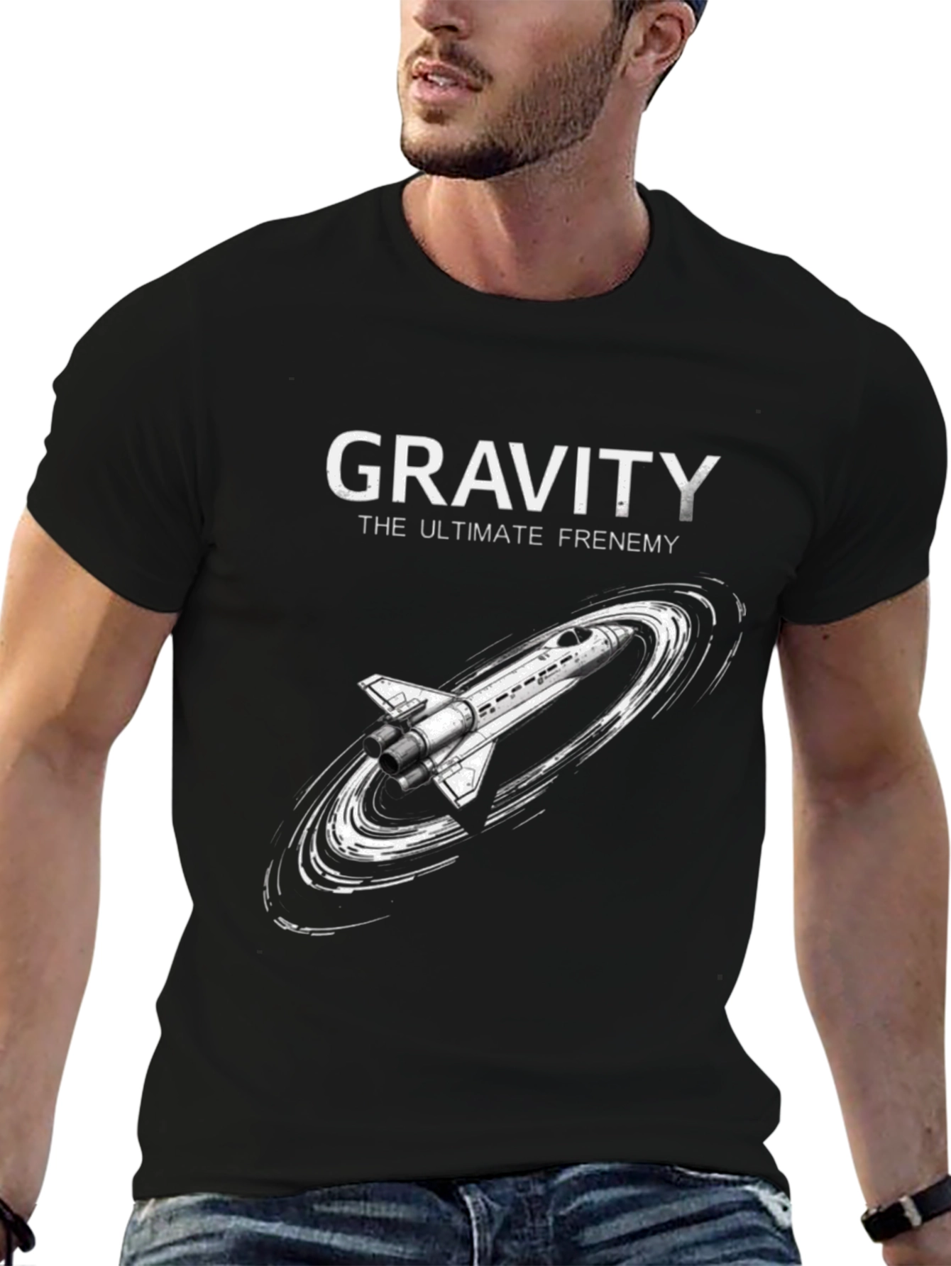 Gravity The Ultimate Frenemy Space Shuttle T-Shirt