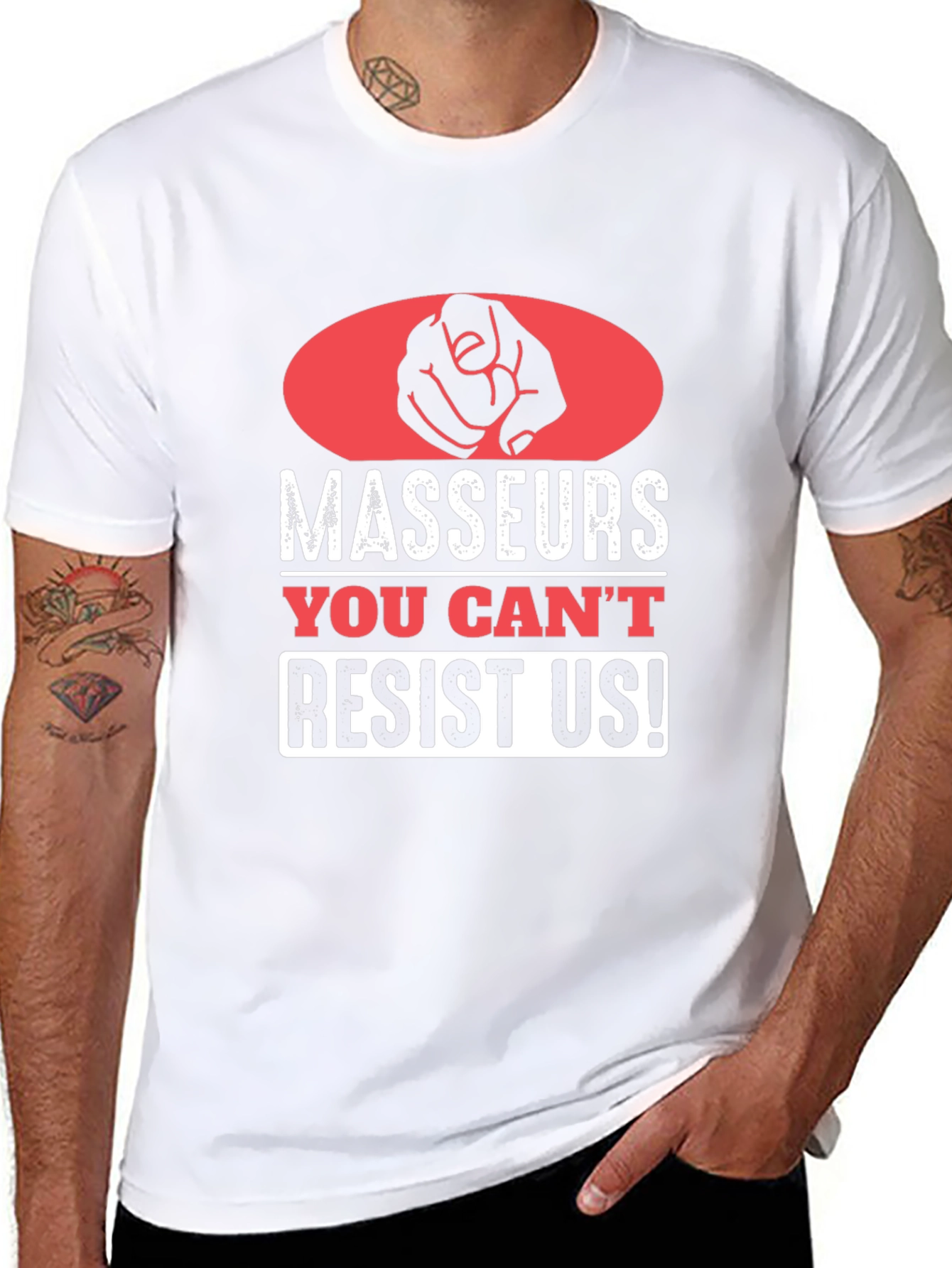 Masseurs You Cant Resist Us! T-Shirt