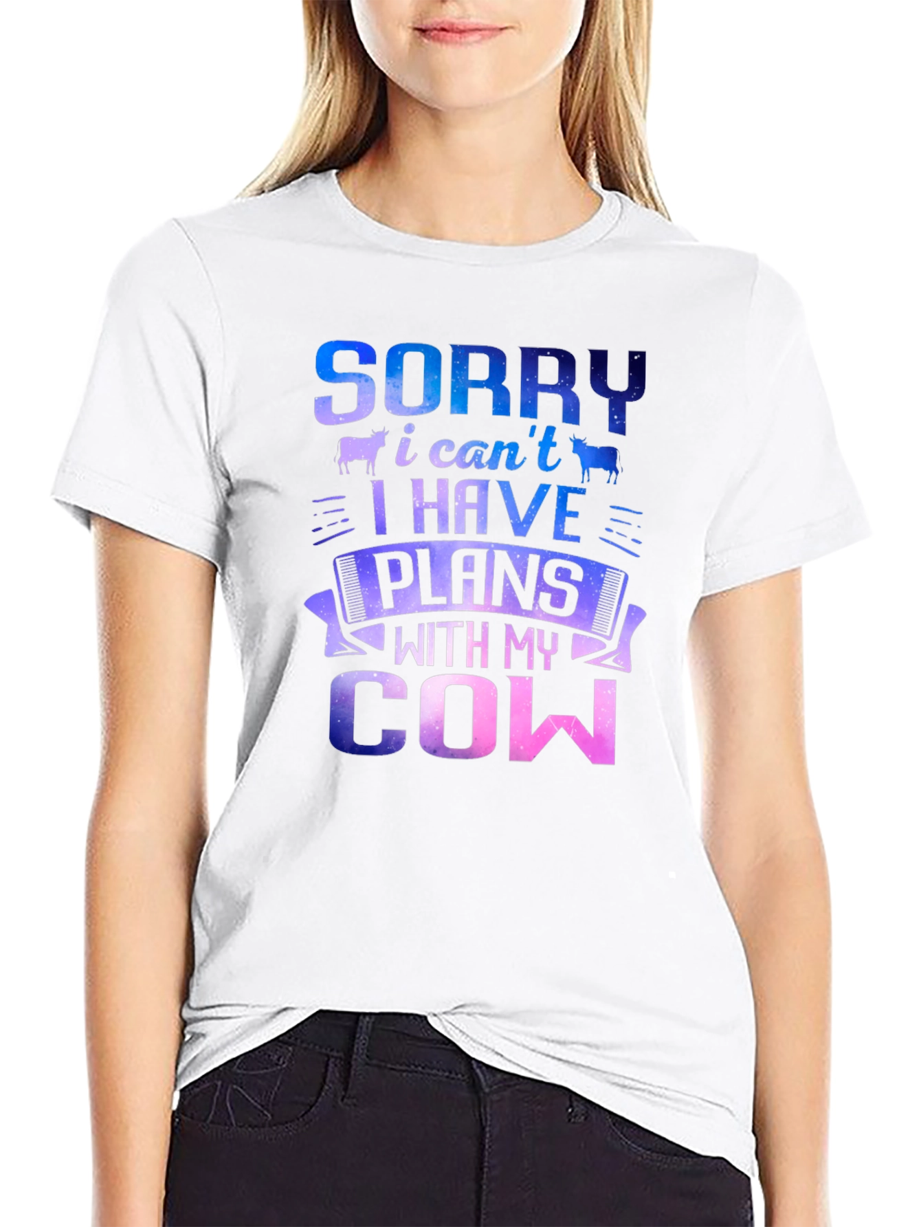 Sorry I Have Plans With My Cow T-Shirt