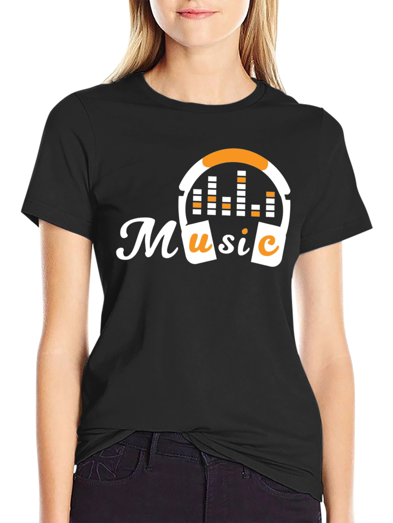 Music Headphones T-Shirt - Stylish Graphic Tee