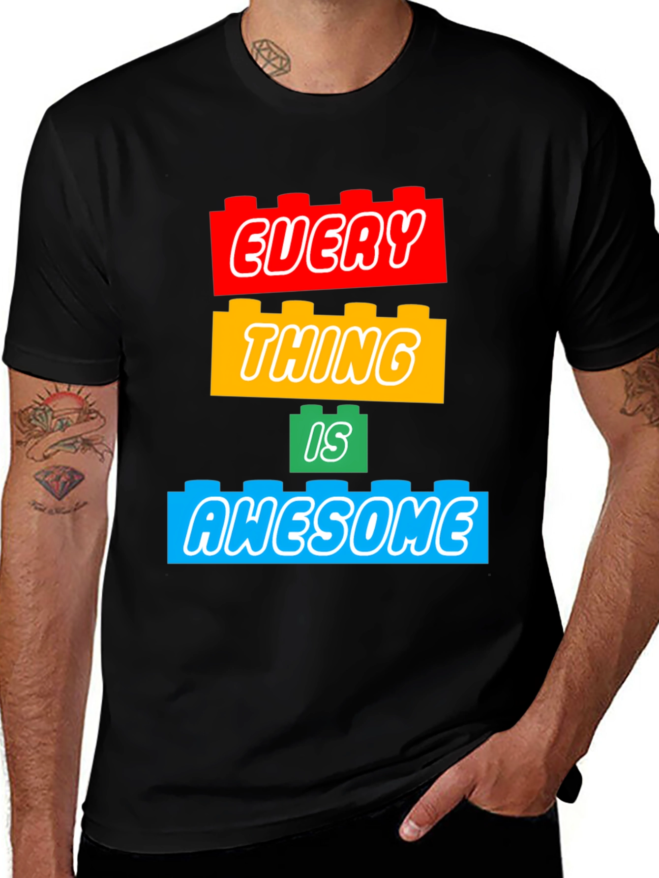 Everything is Awesome Brick T-Shirt