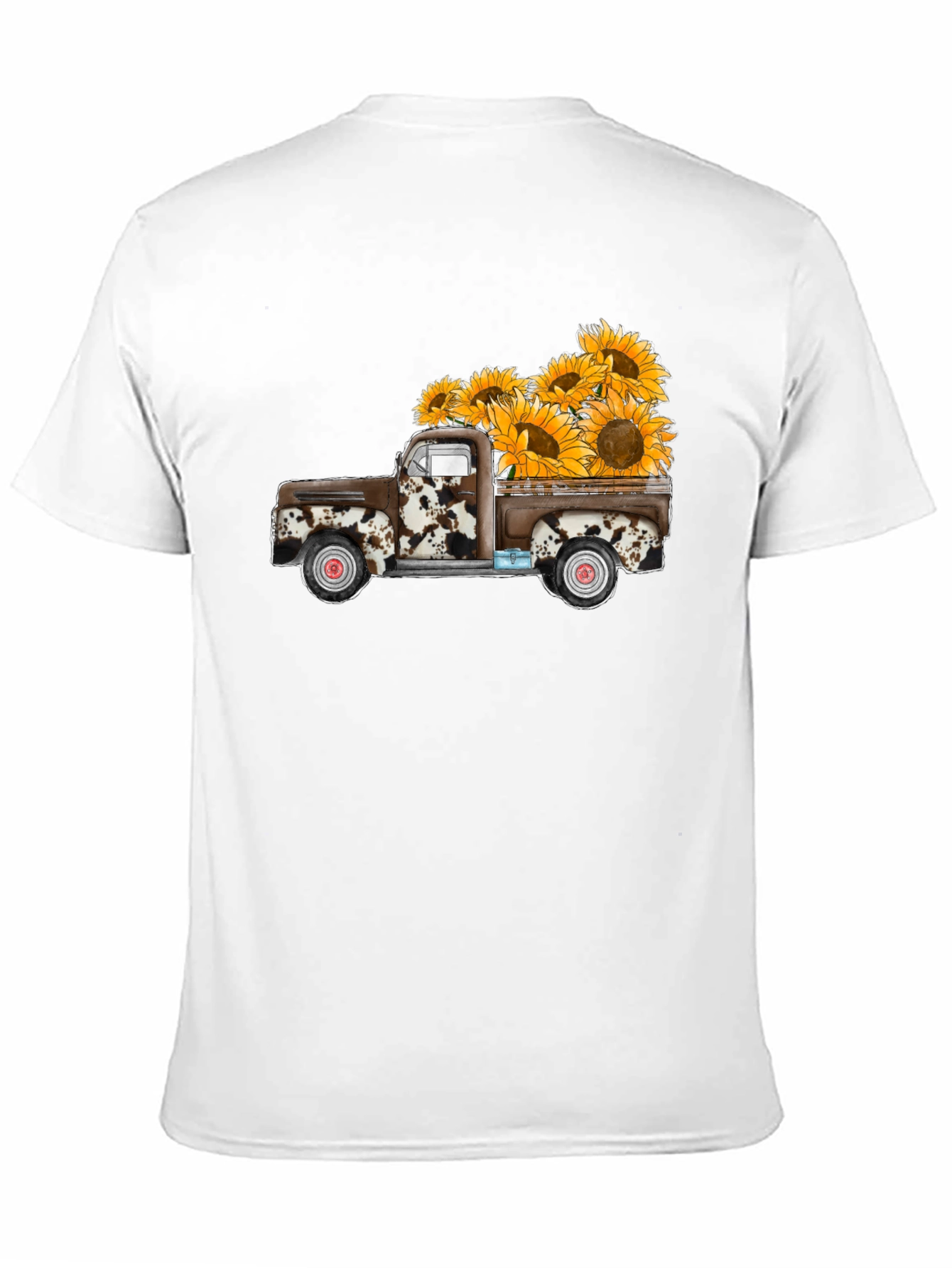 Sunflower Truck Graphic Tee - Casual Comfort