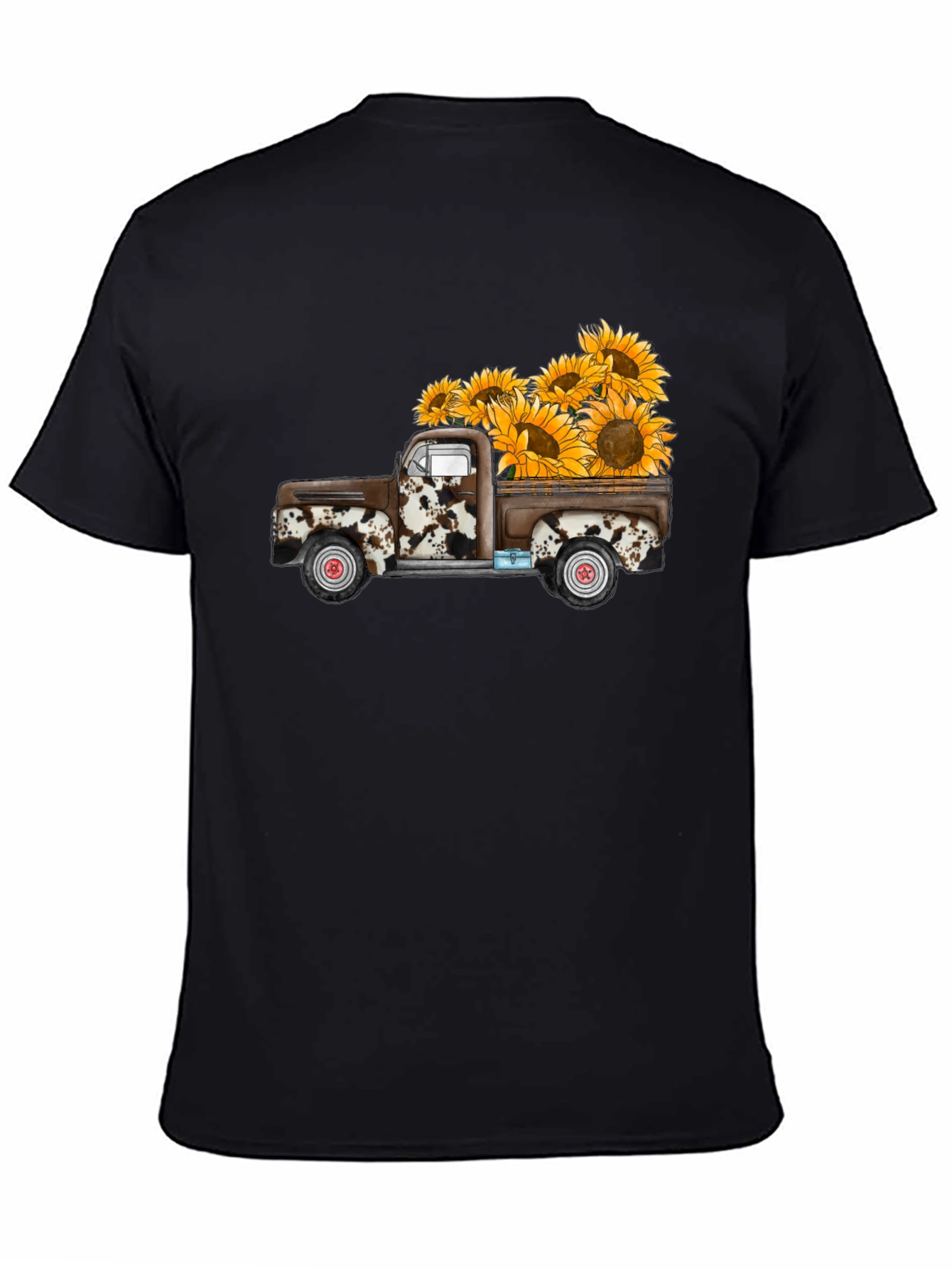 Sunflower Truck Graphic Tee - Casual Comfort