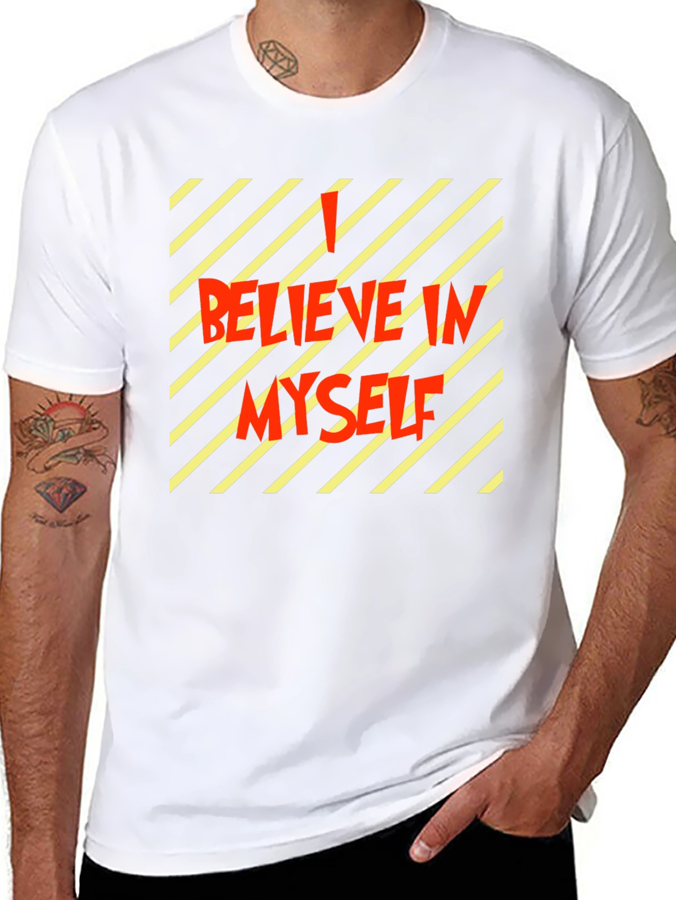 Believe in Myself Graphic T-Shirt - Black