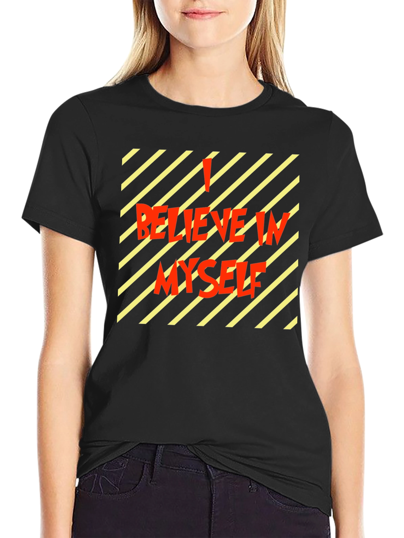 Believe in Myself Graphic T-Shirt - Black