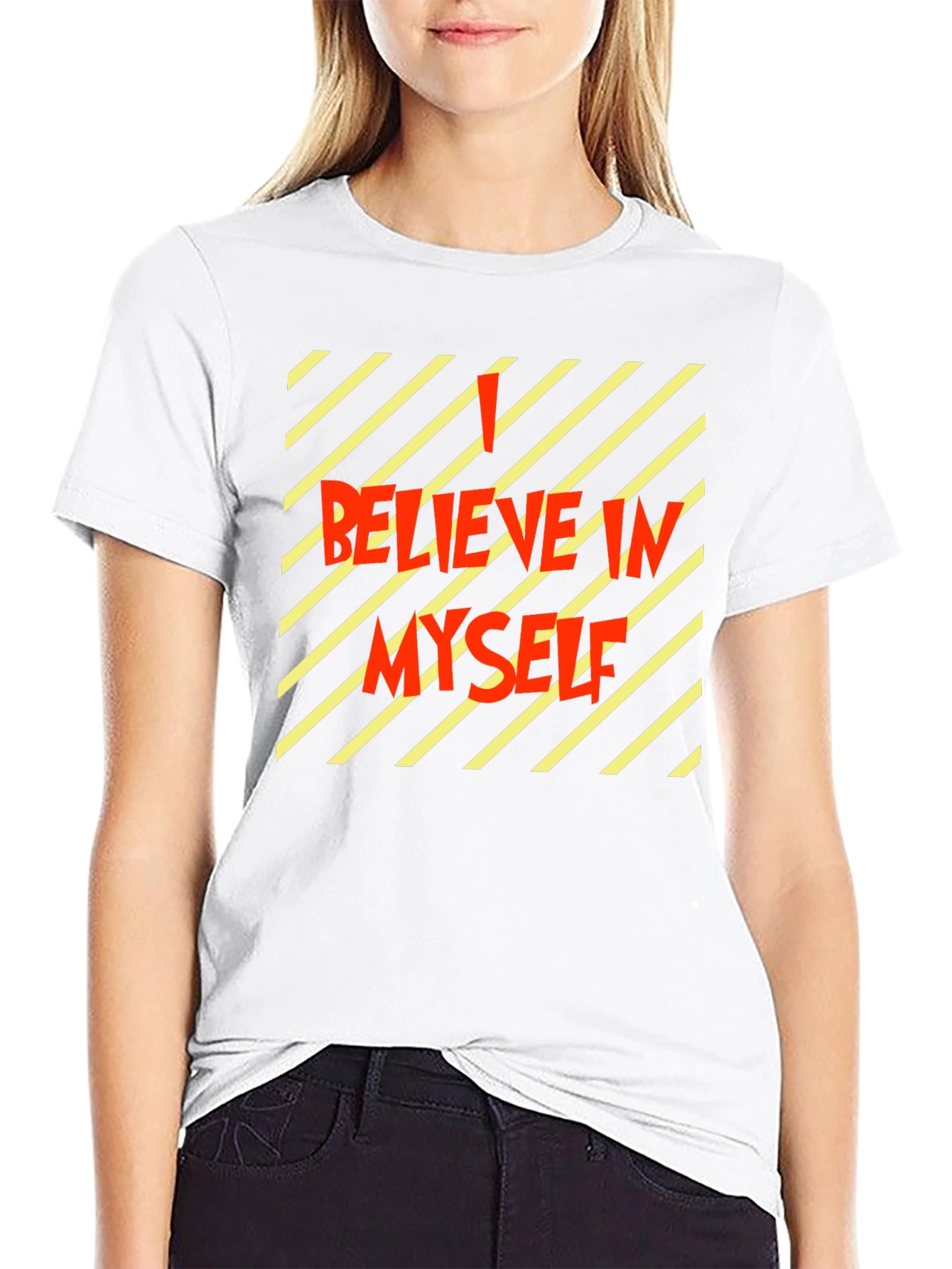 Believe in Myself Graphic T-Shirt - Black