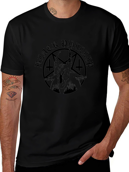 Black Philip Tee - Satanic Goat Graphic