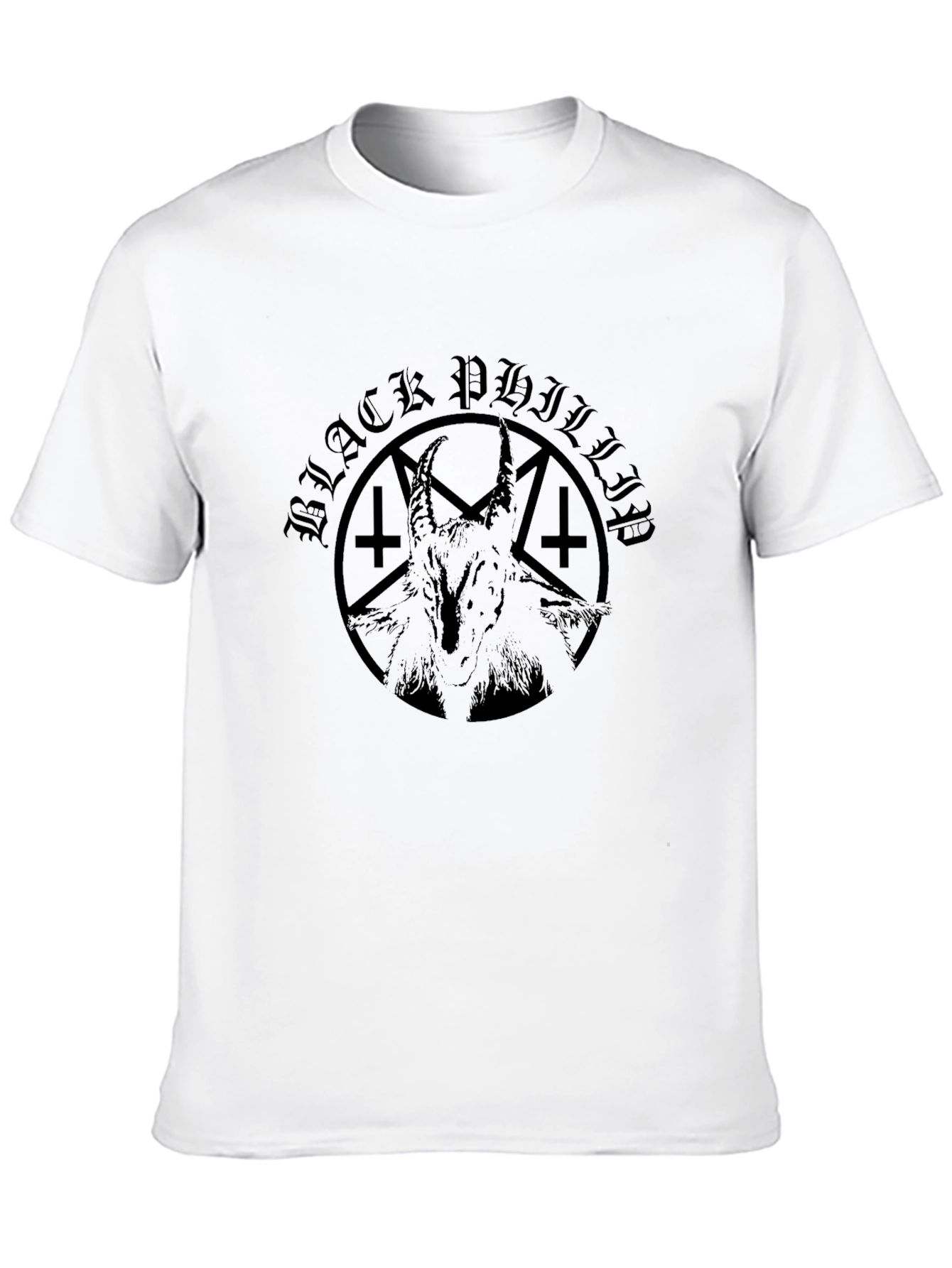 Black Philip Tee - Satanic Goat Graphic