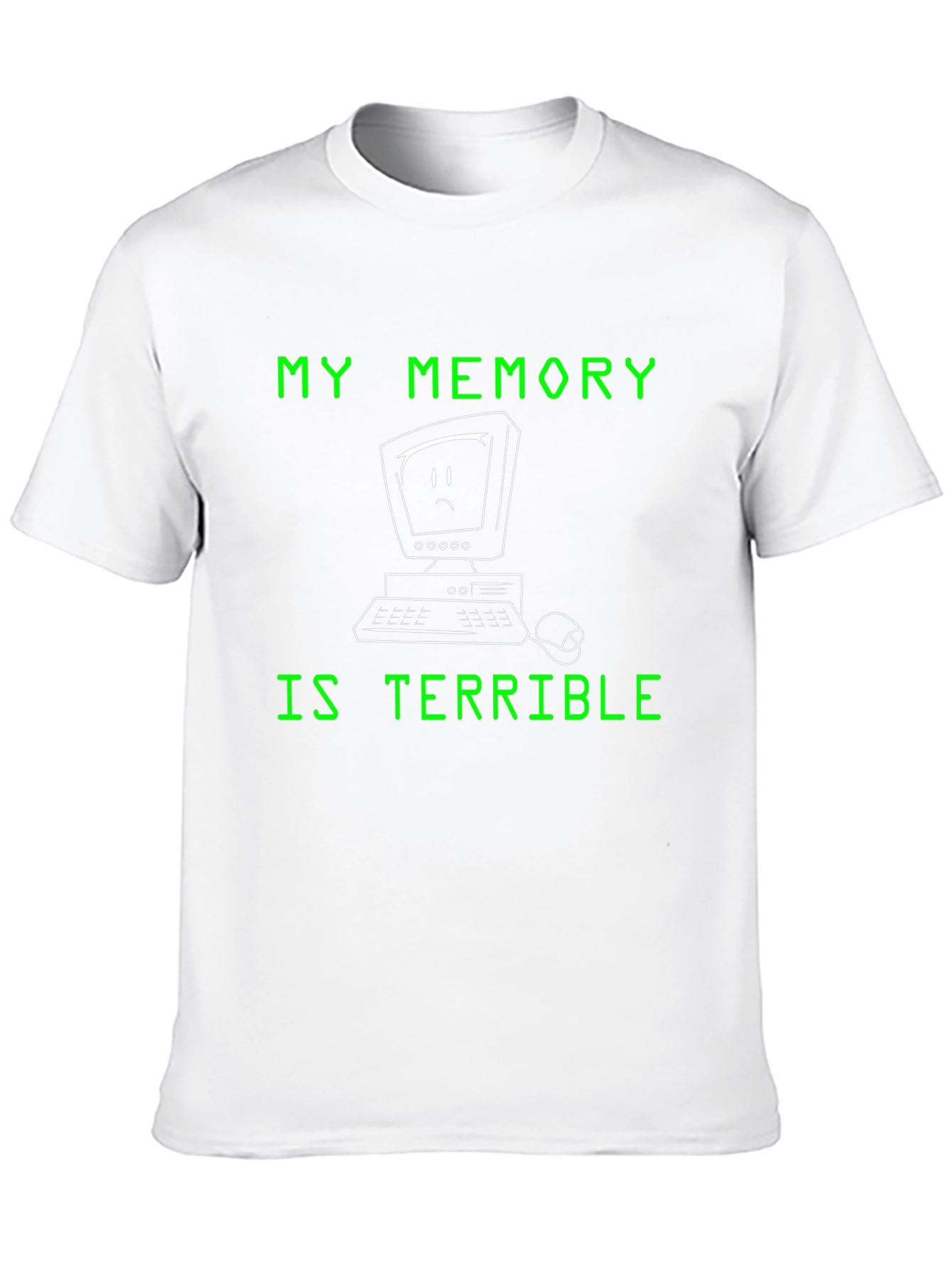 Humorous My Memory is Terrible Graphic T-Shirt