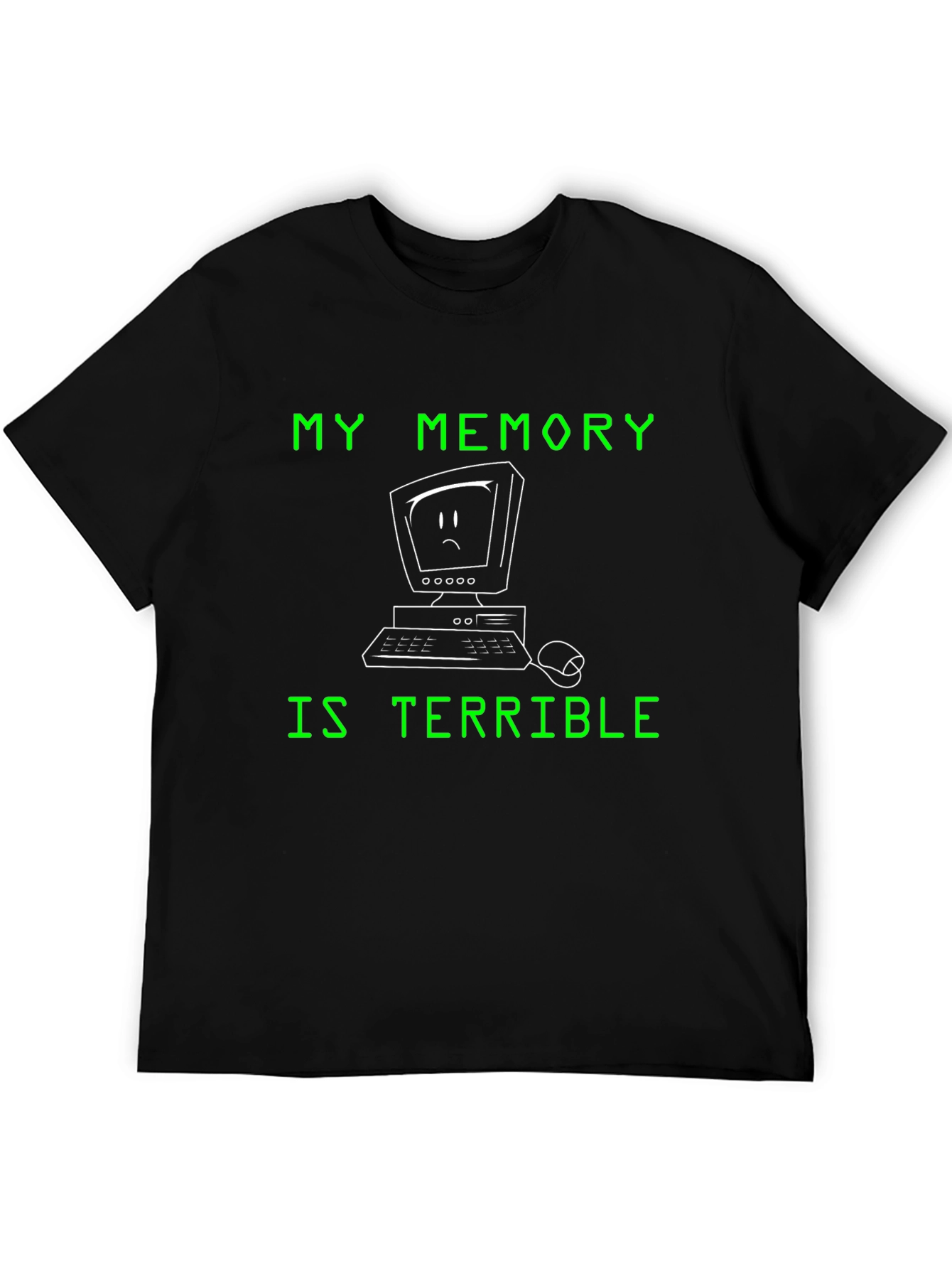 Humorous My Memory is Terrible Graphic T-Shirt