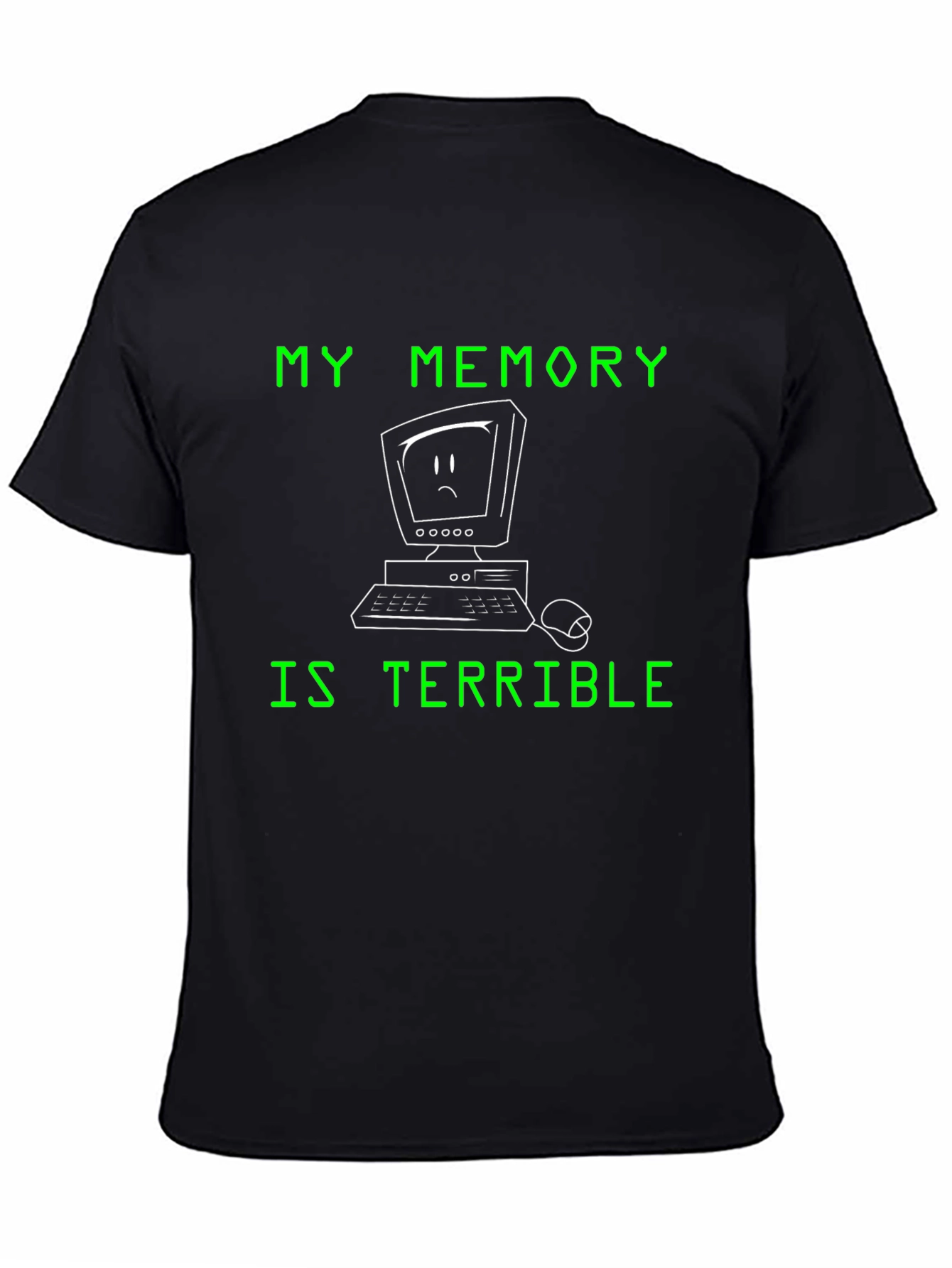 Humorous My Memory is Terrible Graphic T-Shirt