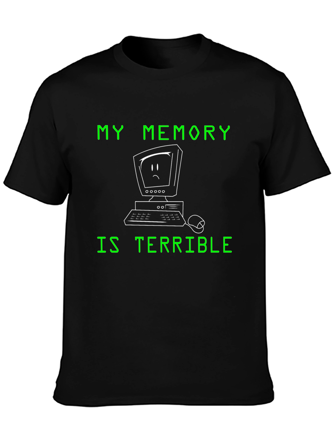 Humorous My Memory is Terrible Graphic T-Shirt
