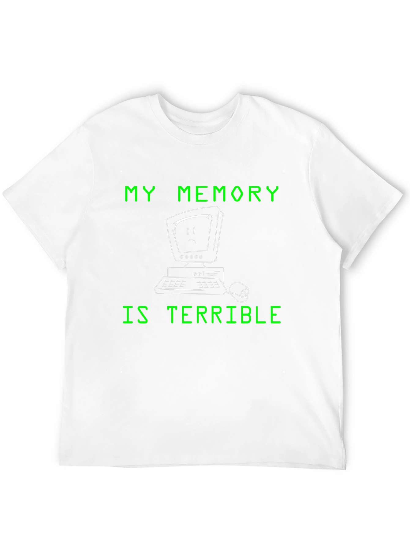 Humorous My Memory is Terrible Graphic T-Shirt