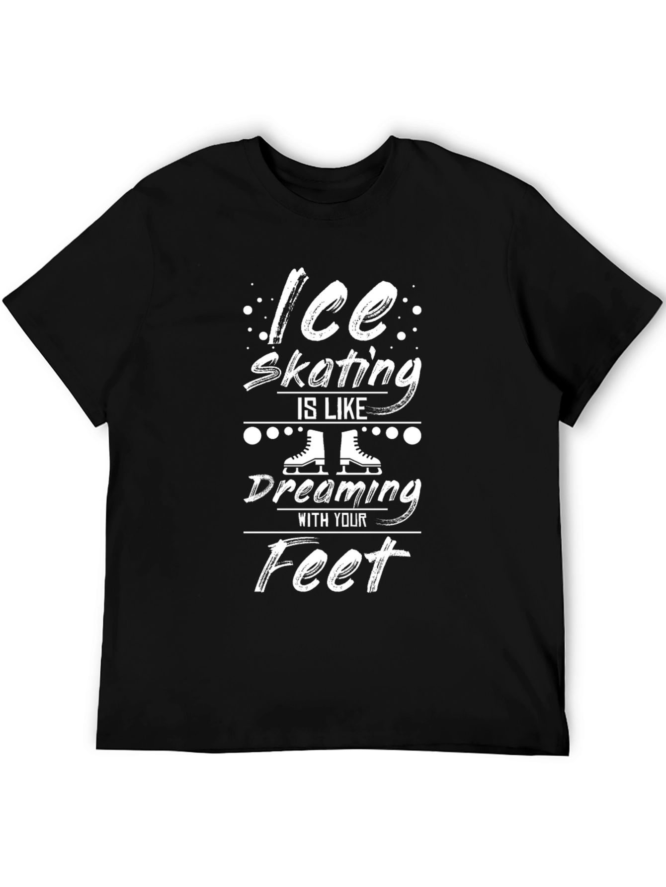 Ice Skating Dreaming Feet Graphic Tee