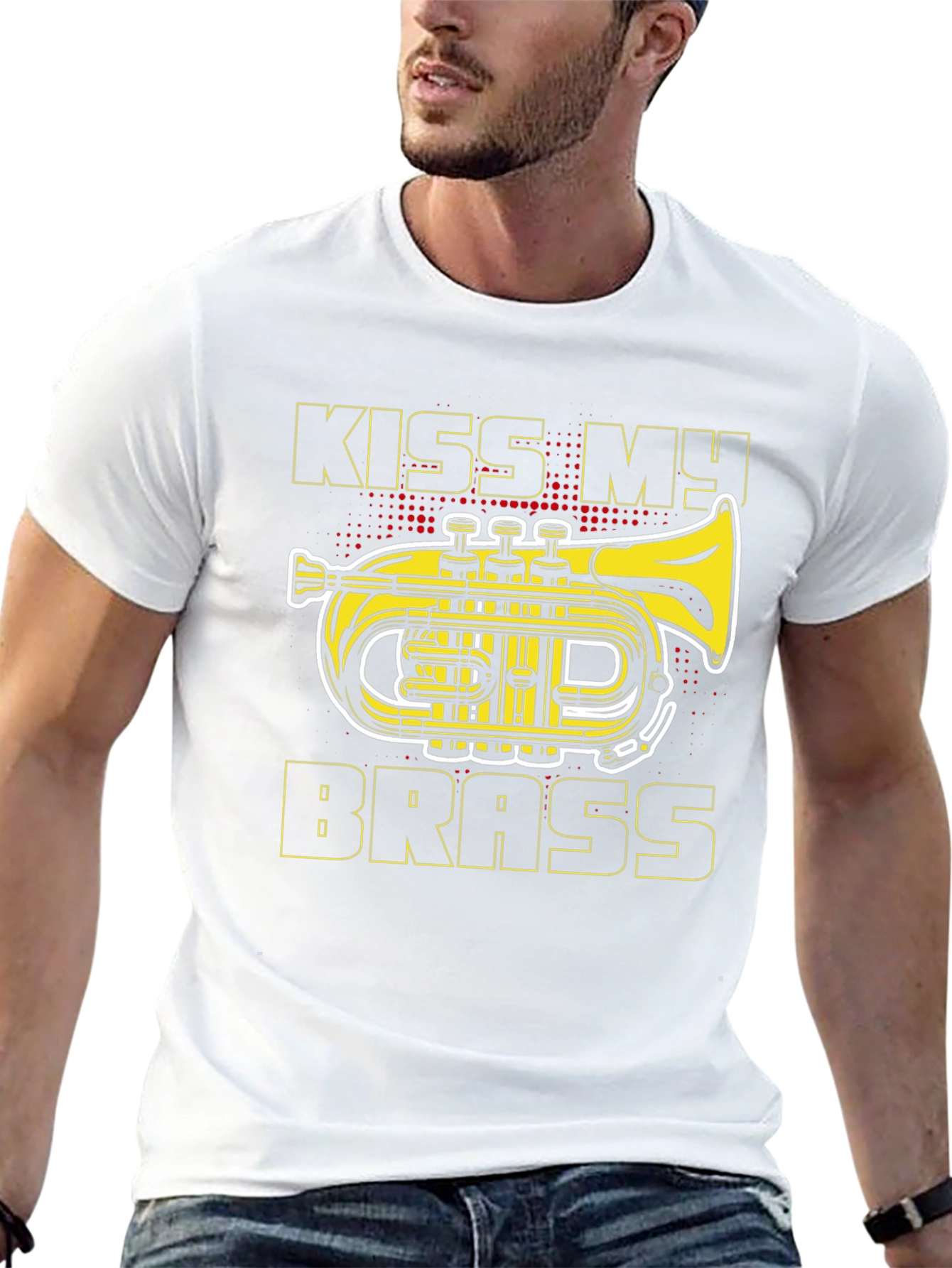Kiss My Brass T-Shirt - Musician Funny Tee