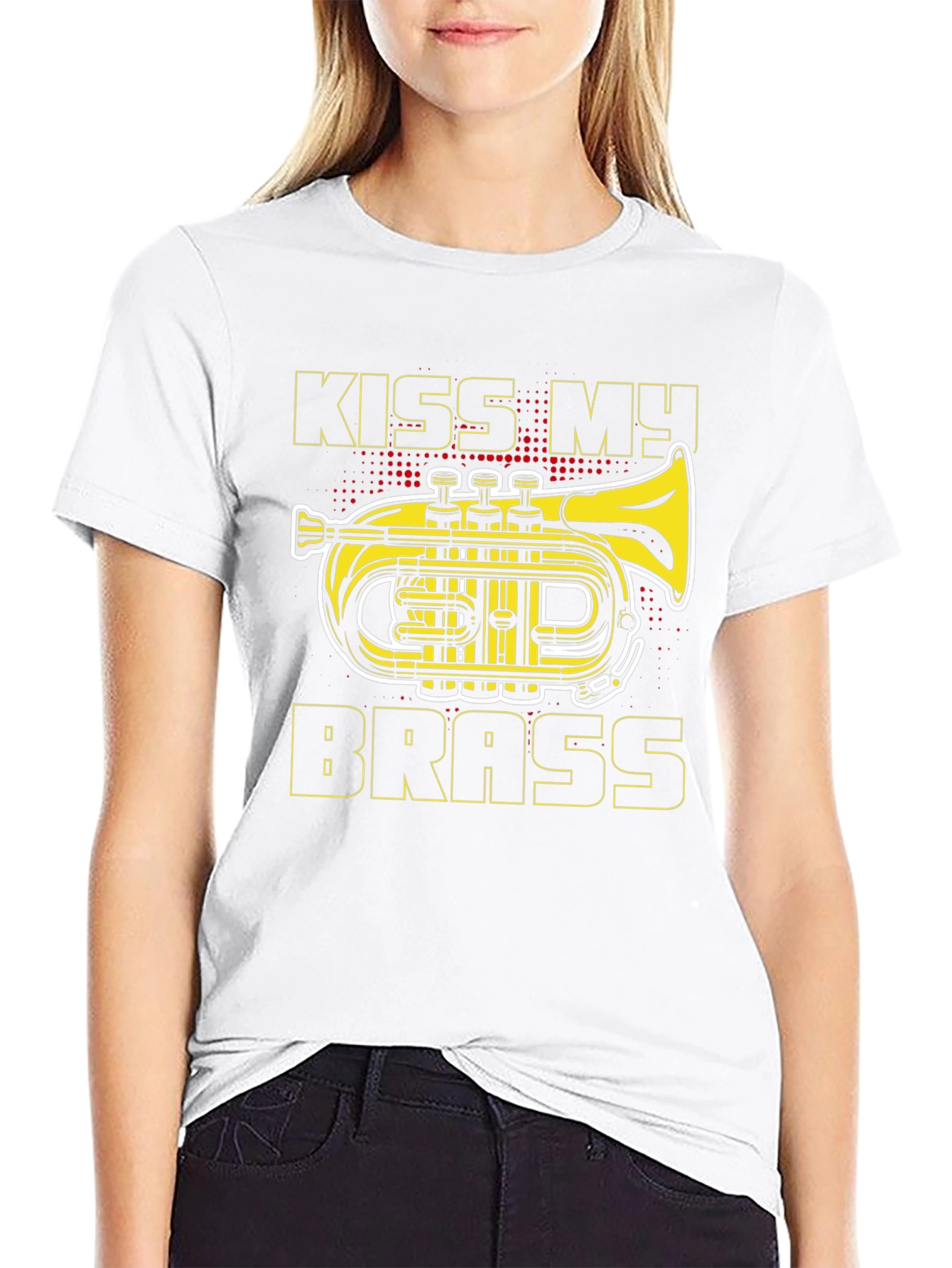 Kiss My Brass T-Shirt - Musician Funny Tee