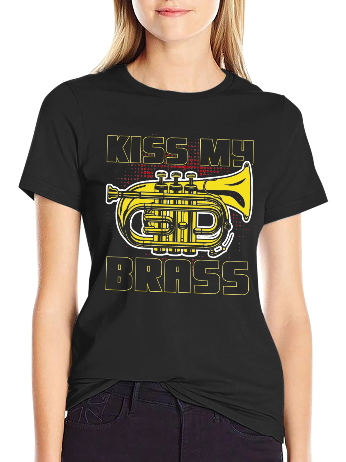 Kiss My Brass T-Shirt - Musician Funny Tee