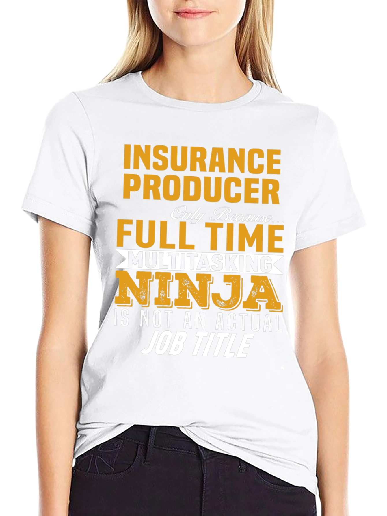 Insurance Producer Full Time Ninja T-Shirt