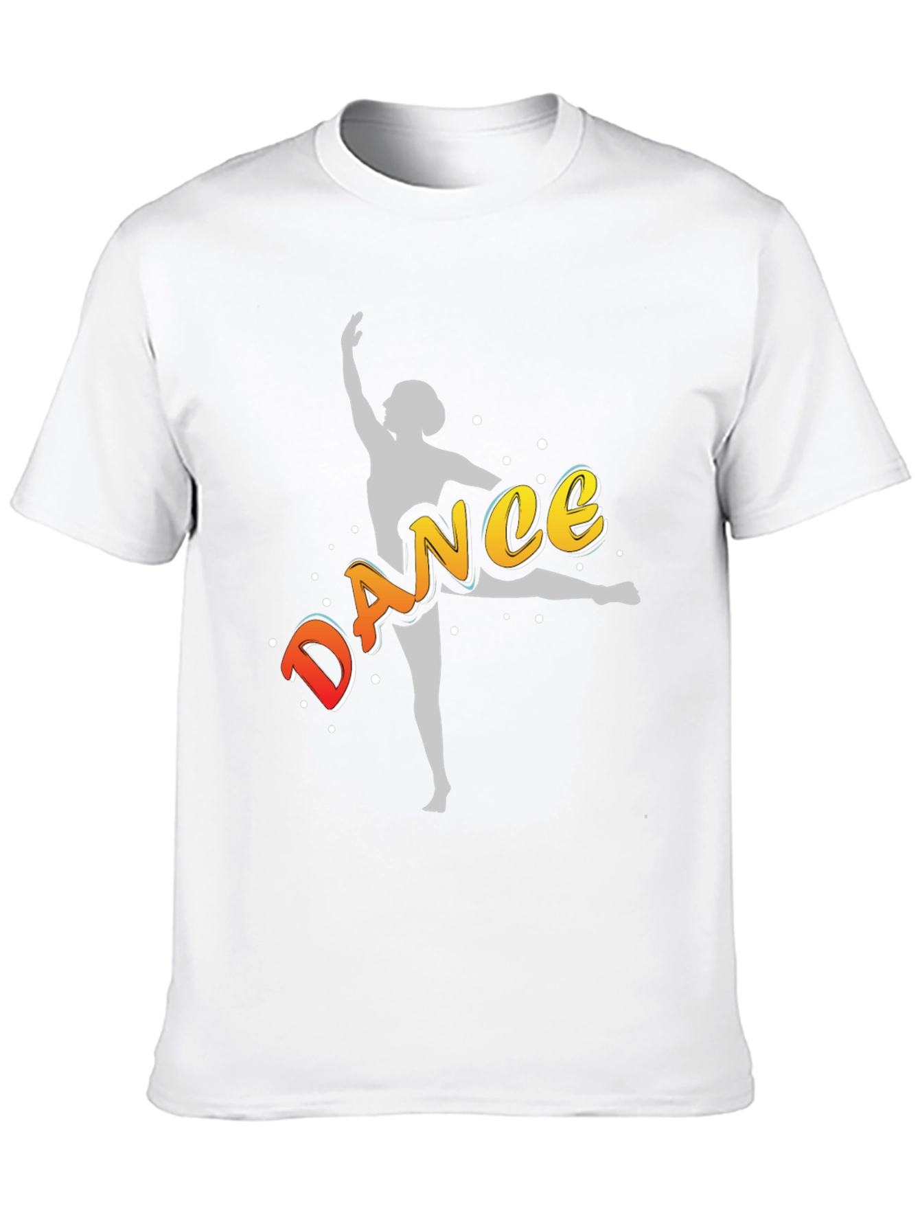 Dance Graphic T-Shirt - Black Cotton Blend Tee