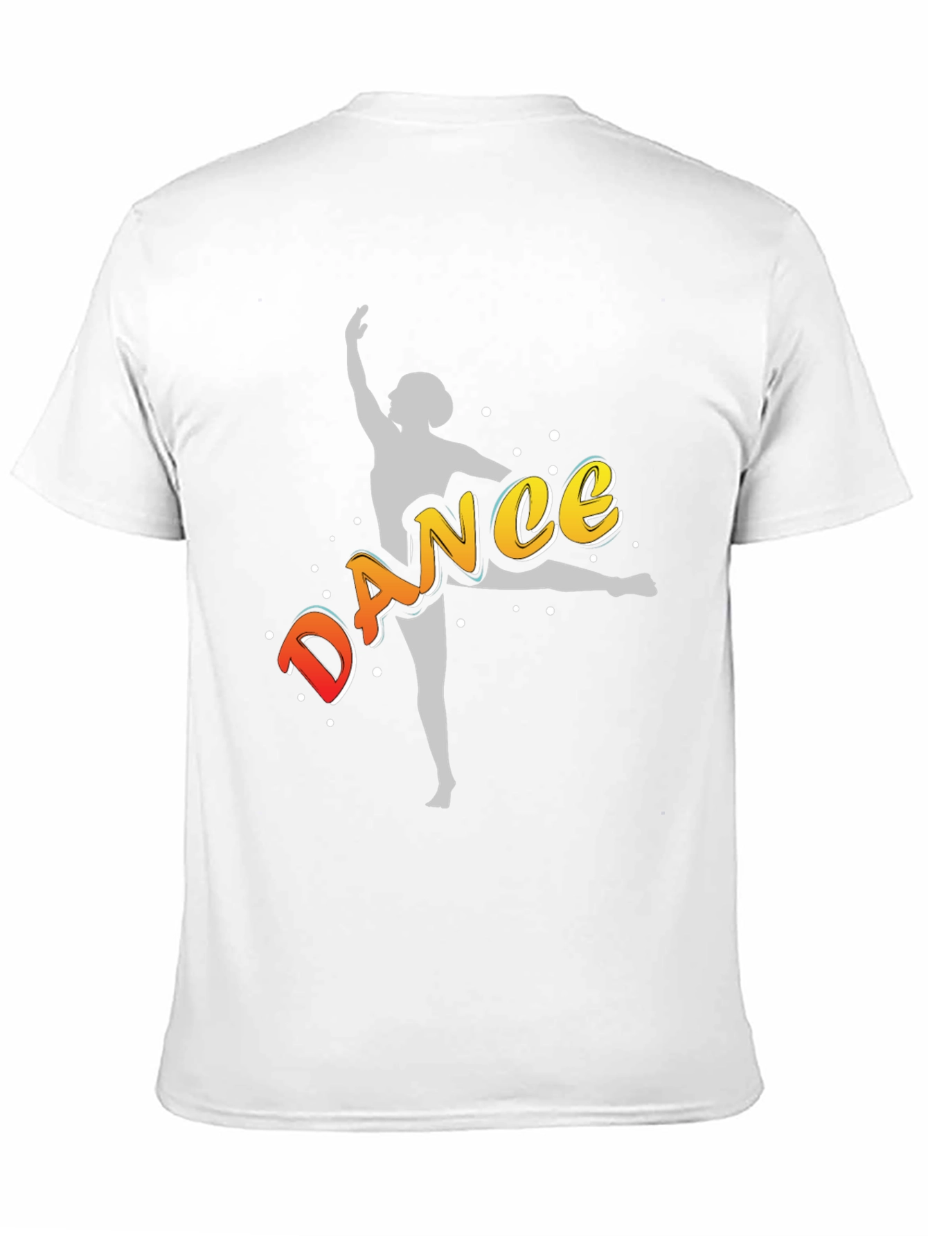 Dance Graphic T-Shirt - Black Cotton Blend Tee