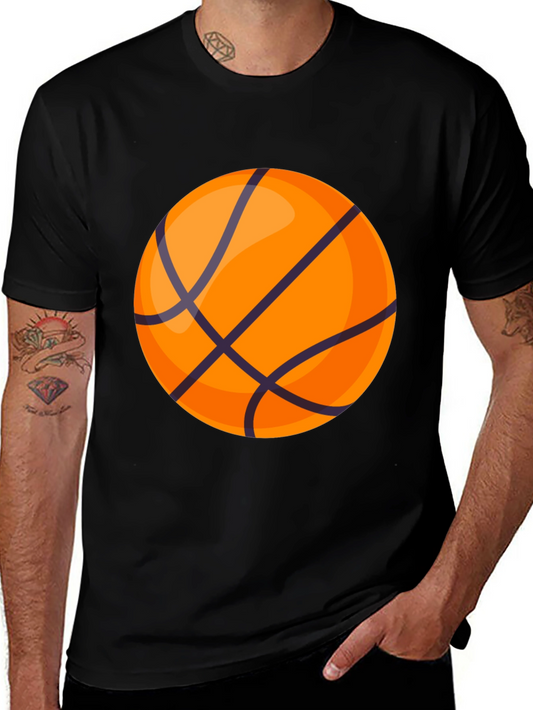 Basketball Graphic Black T-Shirt