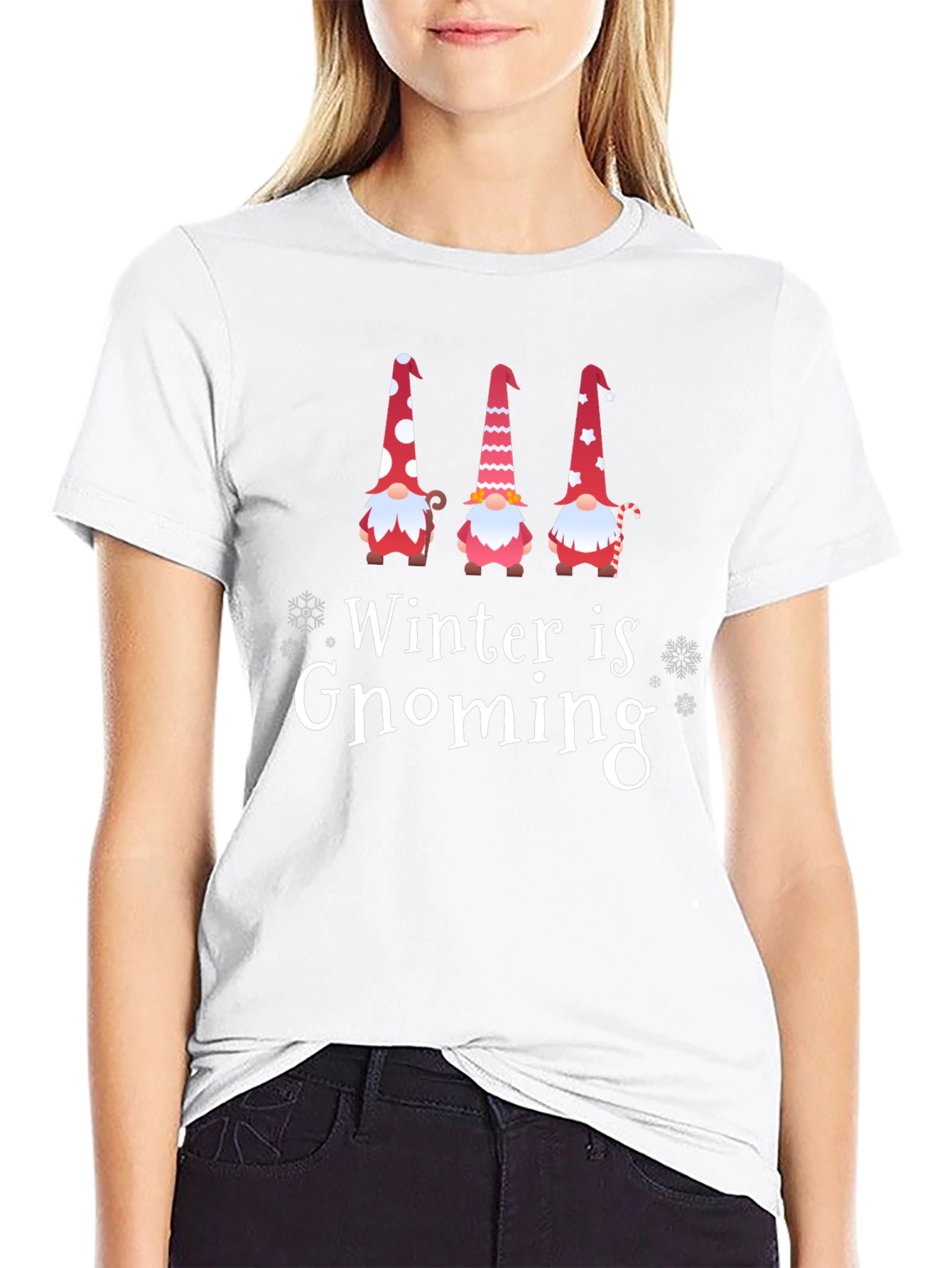 Winter Gnoming T-Shirt - Holiday Festive Tee