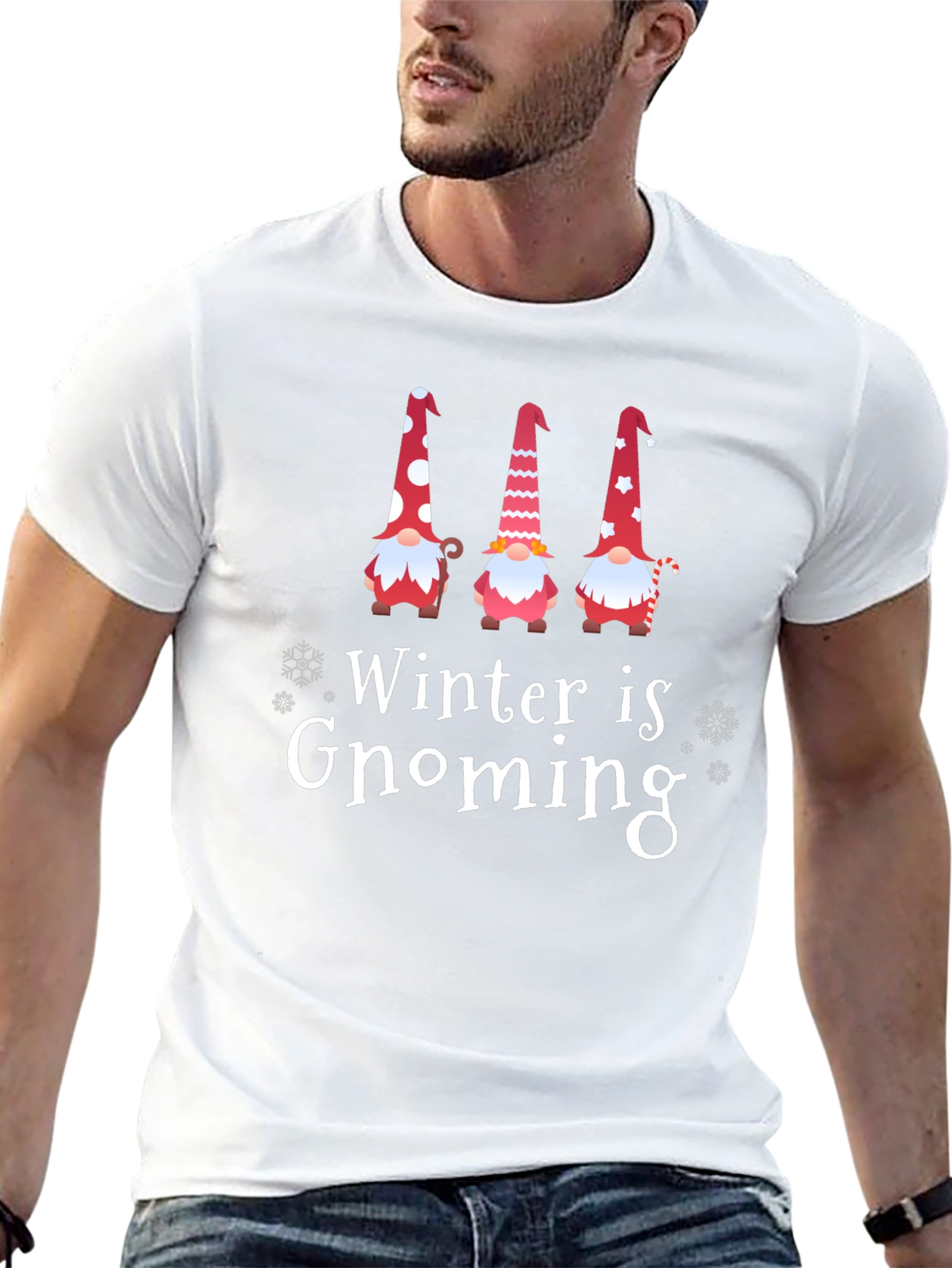Winter Gnoming T-Shirt - Holiday Festive Tee