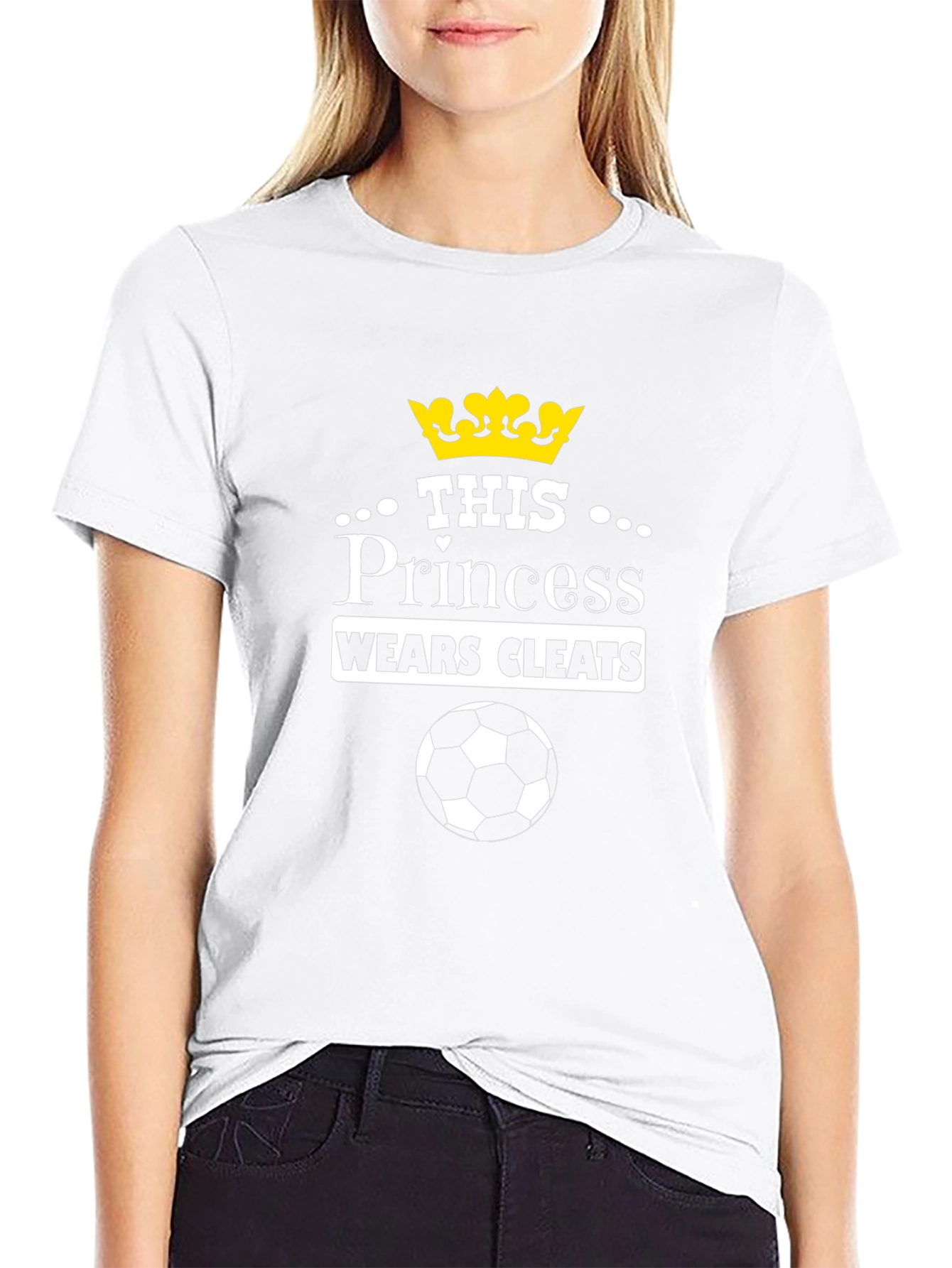 Princess Wears Cleats Soccer T-Shirt