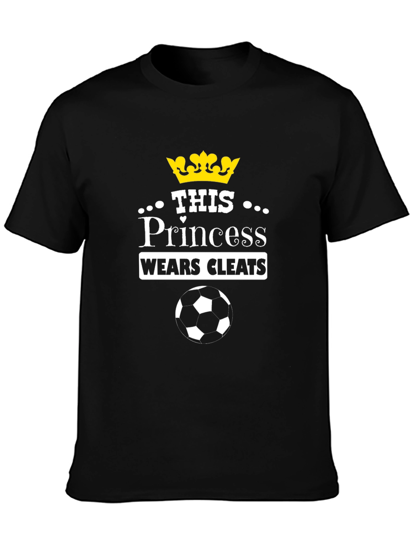Princess Wears Cleats Soccer T-Shirt