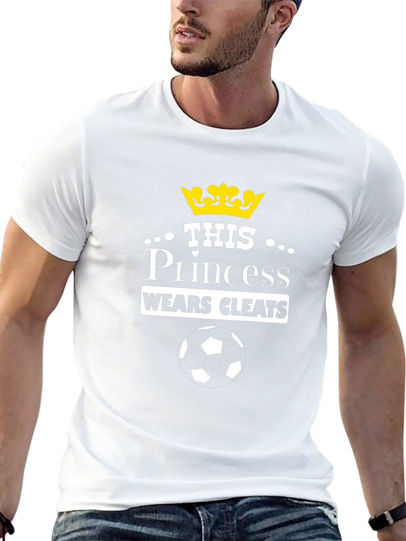 Princess Wears Cleats Soccer T-Shirt