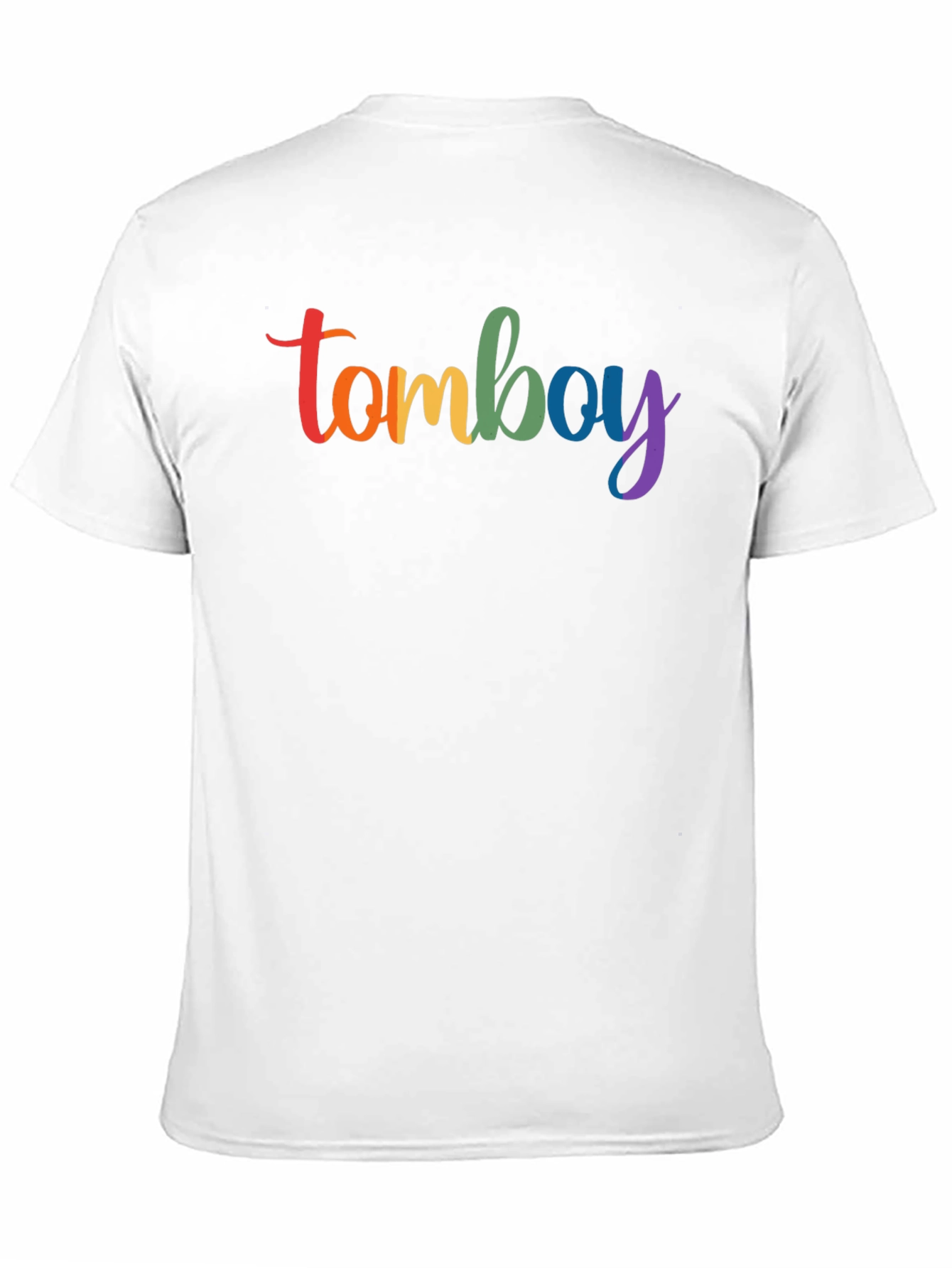 Rainbow Tomboy Graphic Black T-Shirt