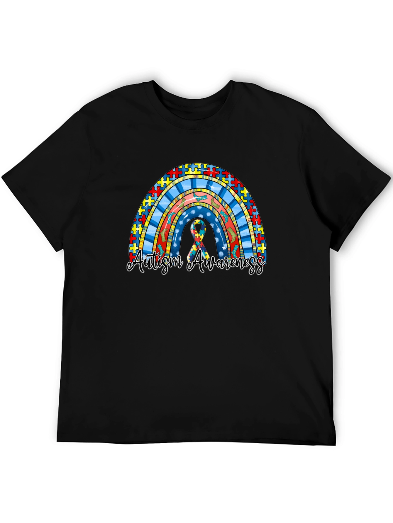 Autism Awareness Rainbow T-Shirt