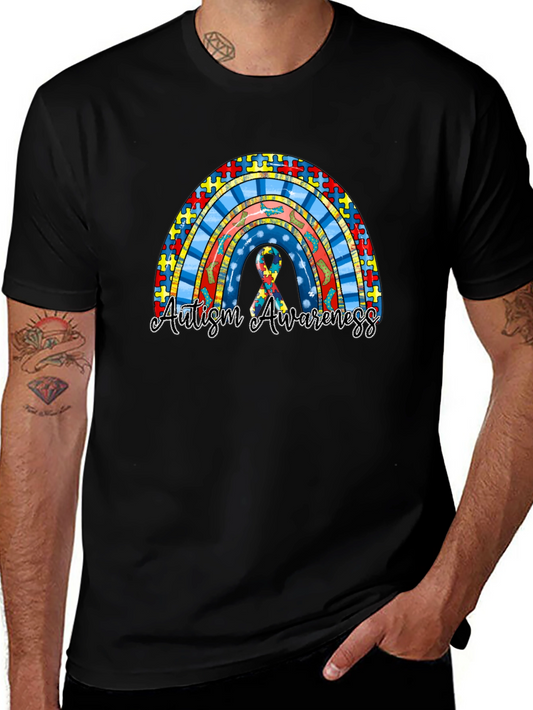 Autism Awareness Rainbow T-Shirt