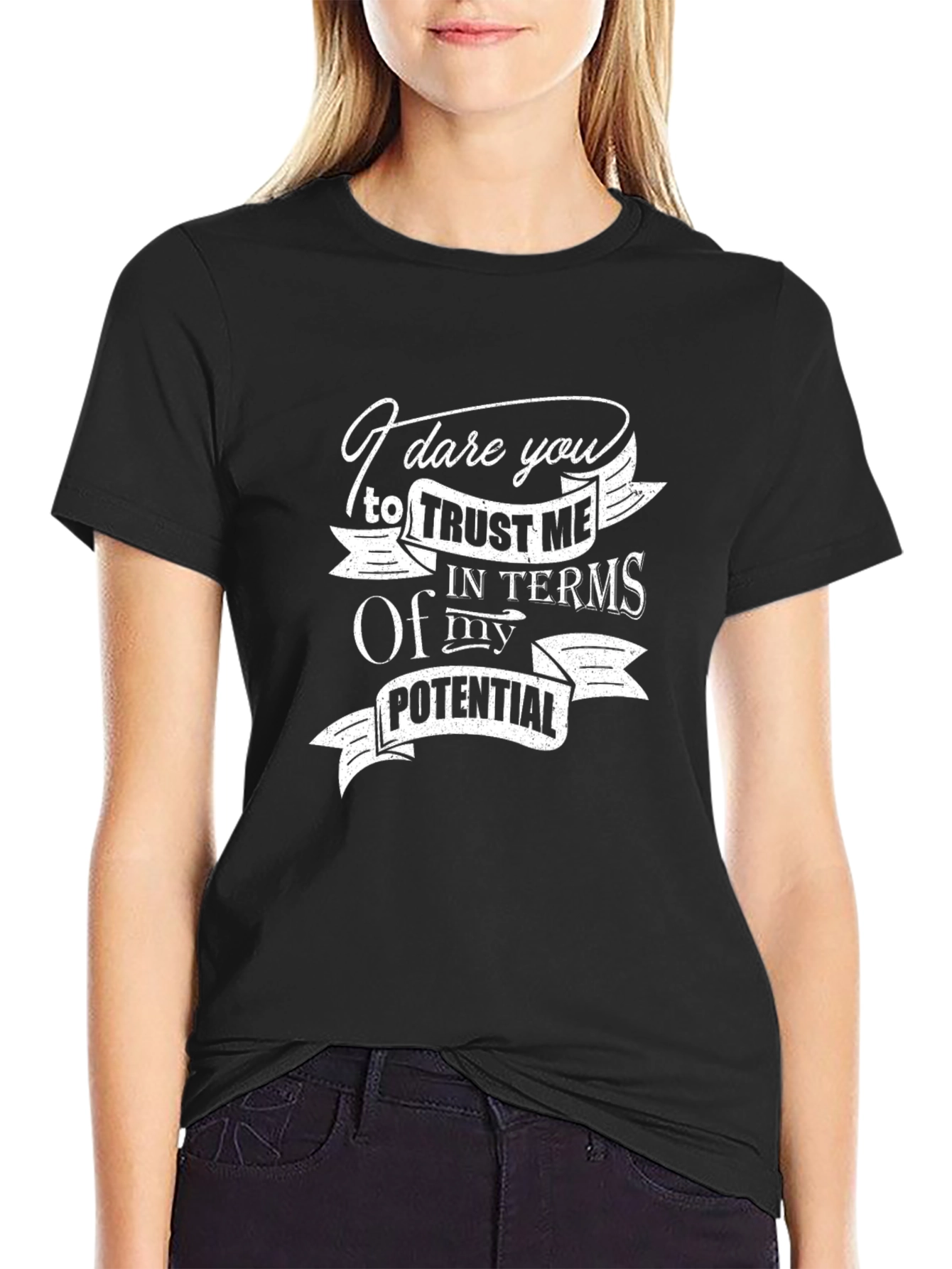 Dare You Trust Me T-Shirt - Novelty Graphic Tee