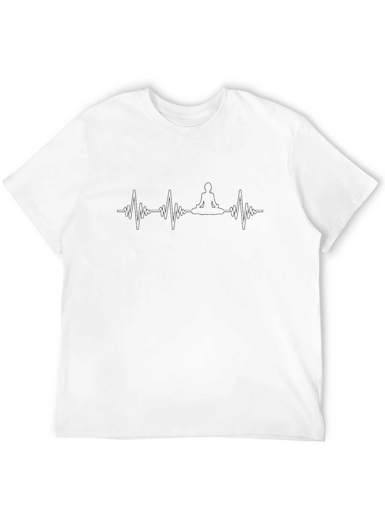 Yoga Heartbeat T-Shirt - Meditation Zen Vibe Tee