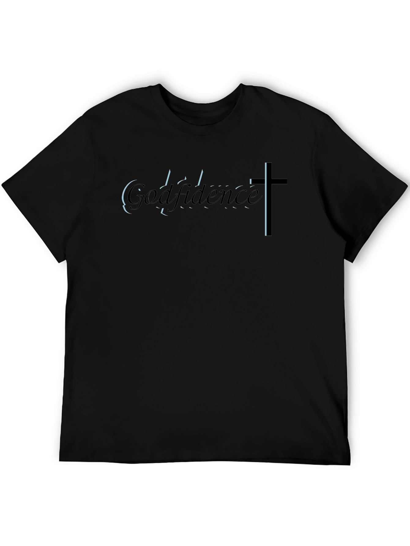 Godfidence Black Graphic Tee