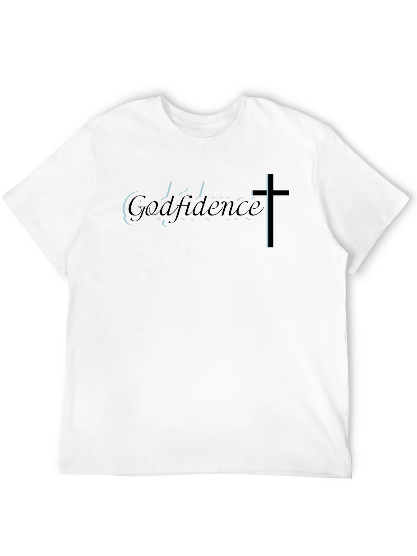 Godfidence Black Graphic Tee