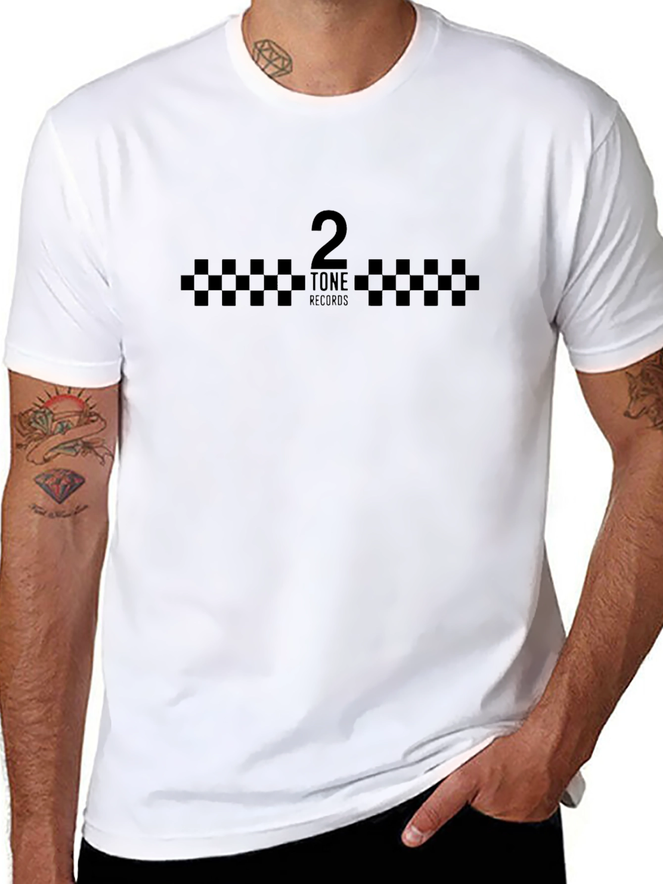 2 Tone Records Black Graphic T-Shirt
